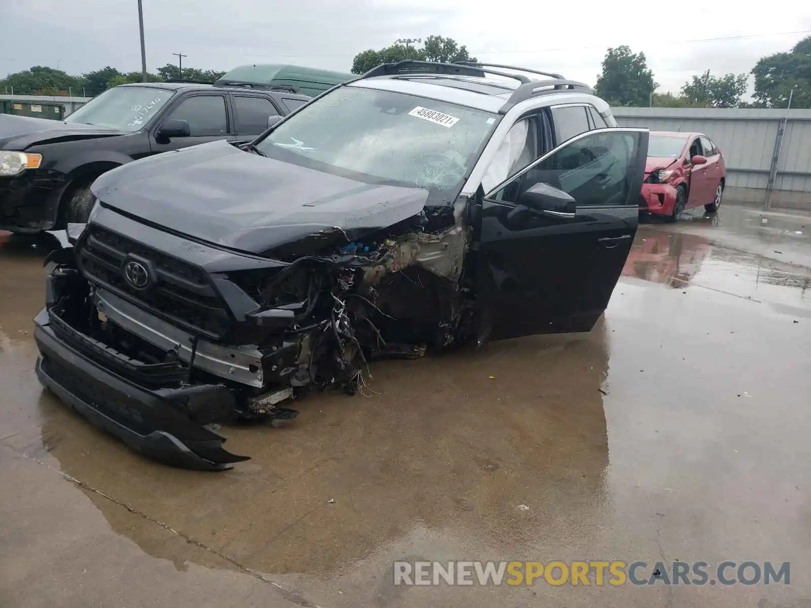 2 Photograph of a damaged car 2T3J1RFVXLC099274 TOYOTA RAV4 2020