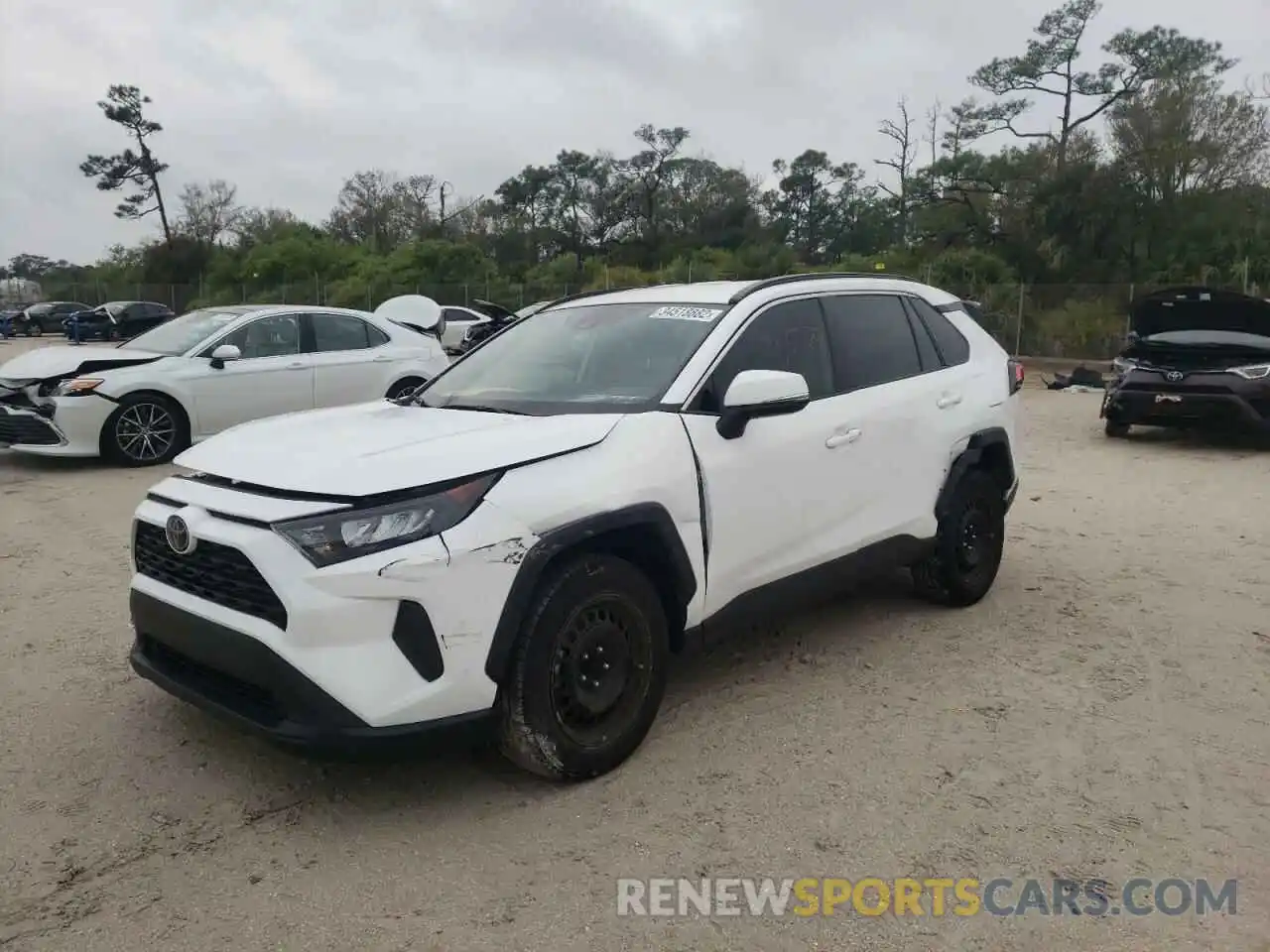 2 Photograph of a damaged car 2T3K1RFV0LC058074 TOYOTA RAV4 2020