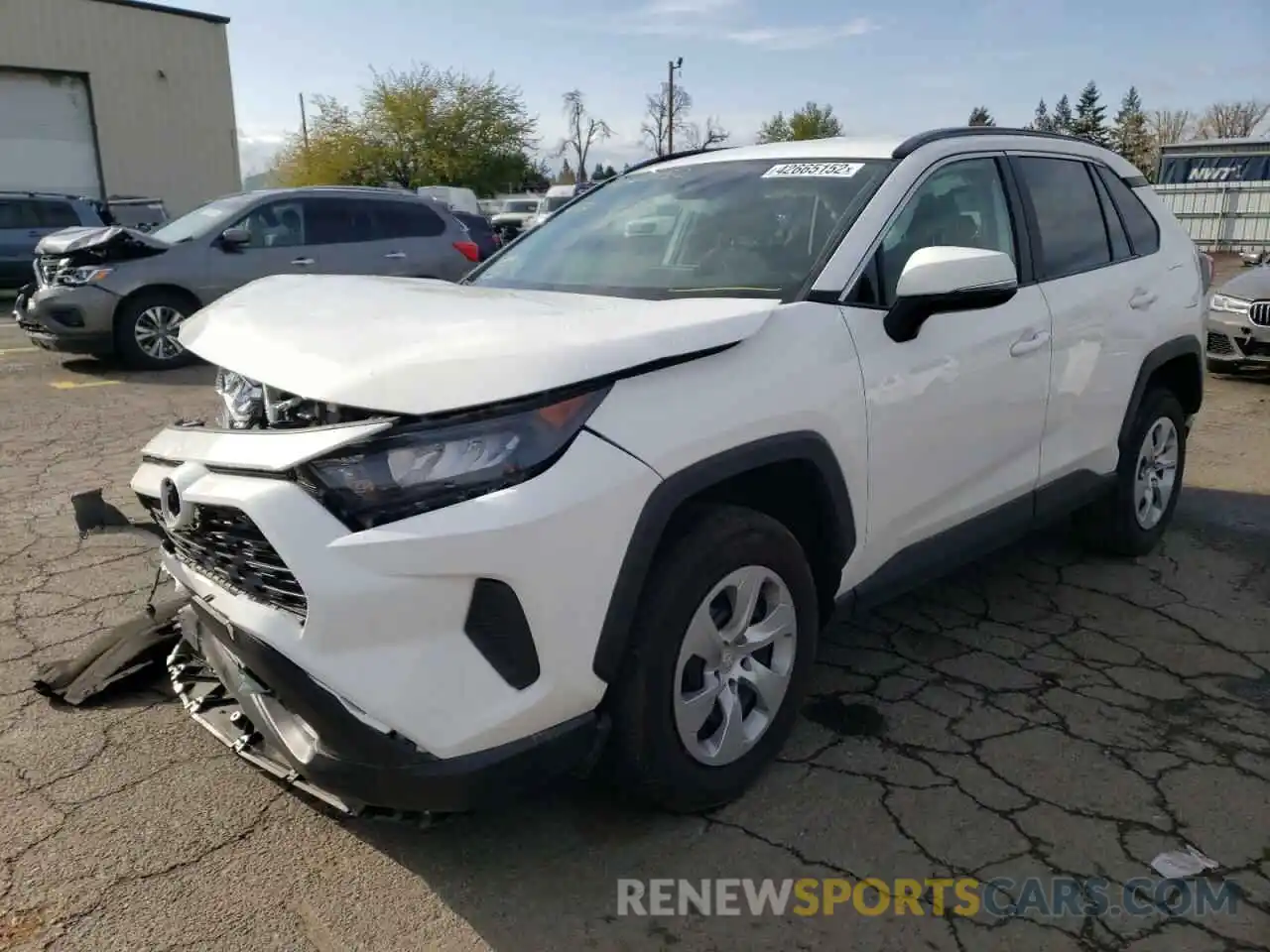 2 Photograph of a damaged car 2T3K1RFV0LW061572 TOYOTA RAV4 2020