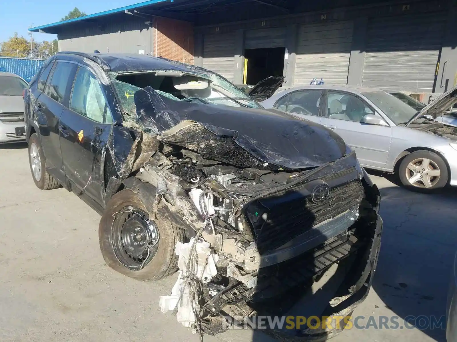 1 Photograph of a damaged car 2T3K1RFV0LW075844 TOYOTA RAV4 2020