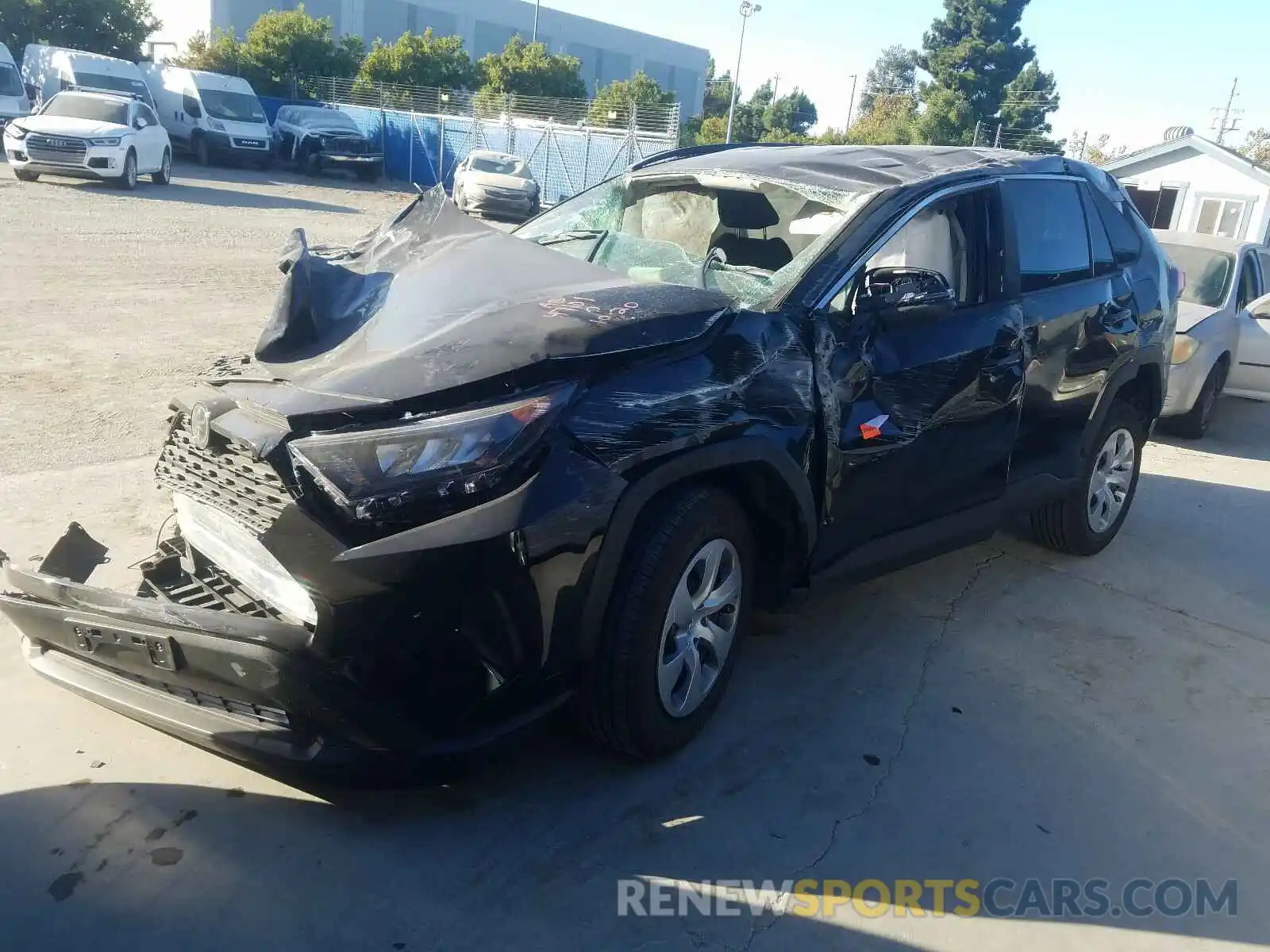 2 Photograph of a damaged car 2T3K1RFV0LW075844 TOYOTA RAV4 2020