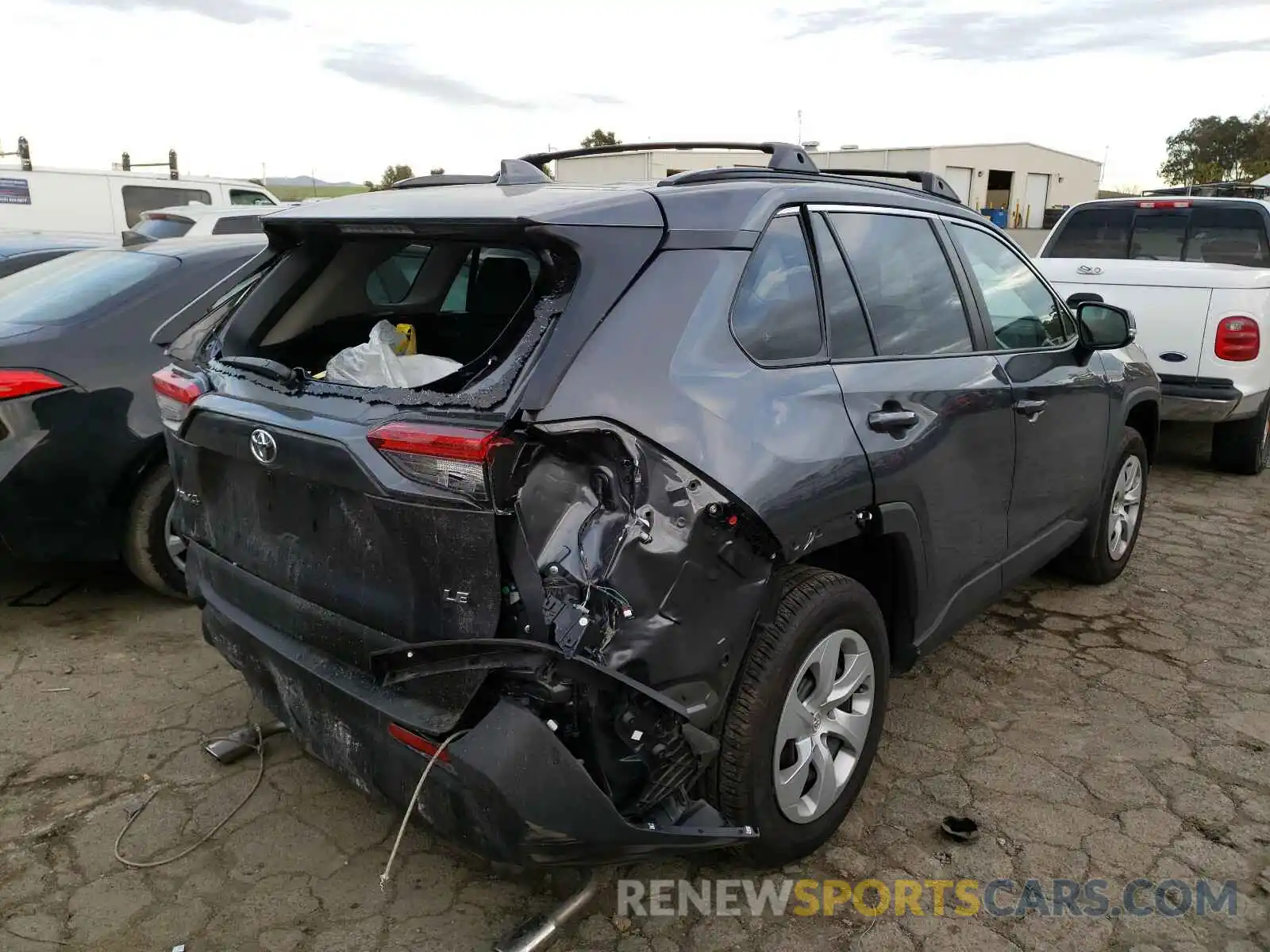 4 Photograph of a damaged car 2T3K1RFV0LW099108 TOYOTA RAV4 2020