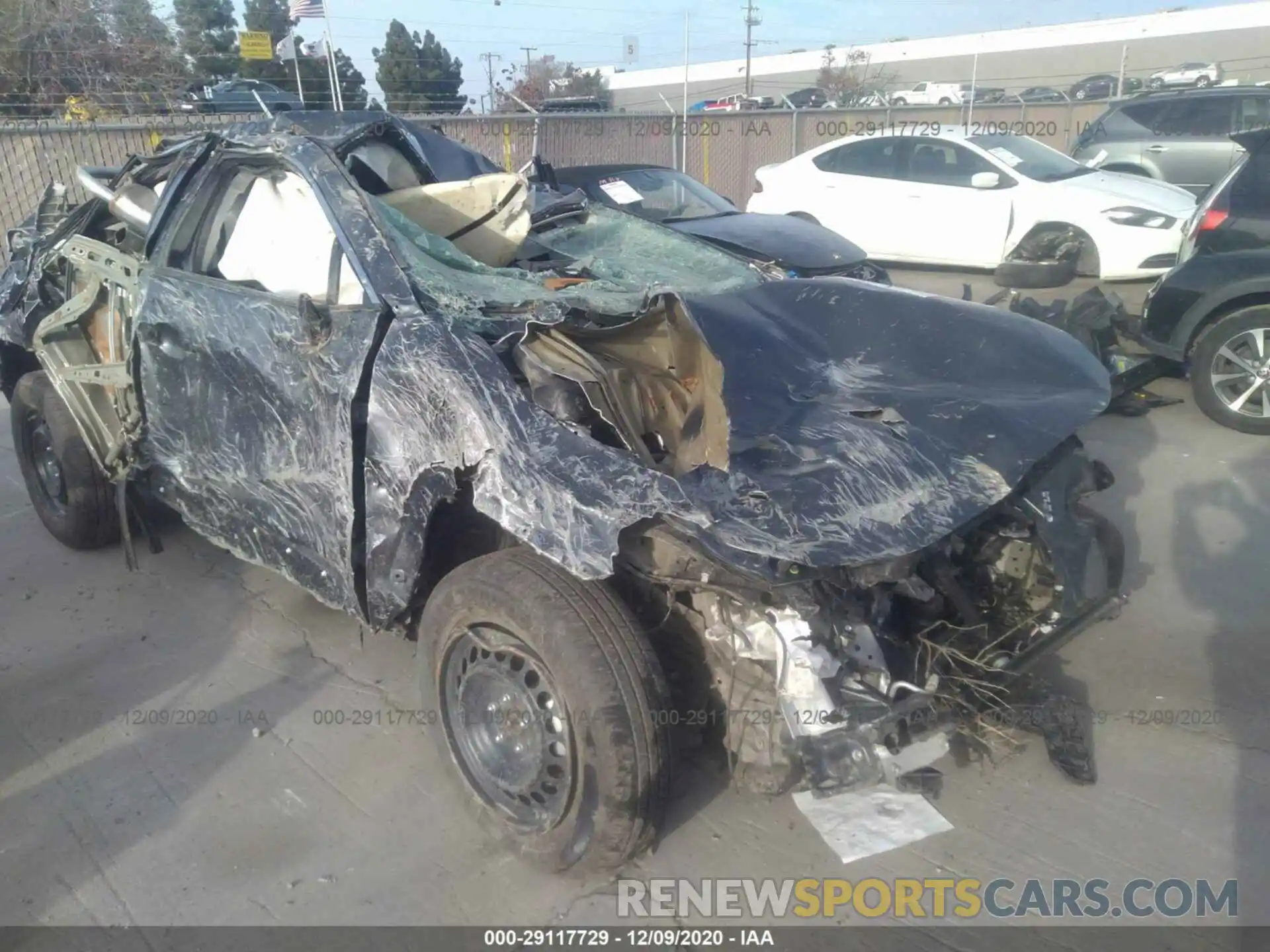 1 Photograph of a damaged car 2T3K1RFV0LW103450 TOYOTA RAV4 2020