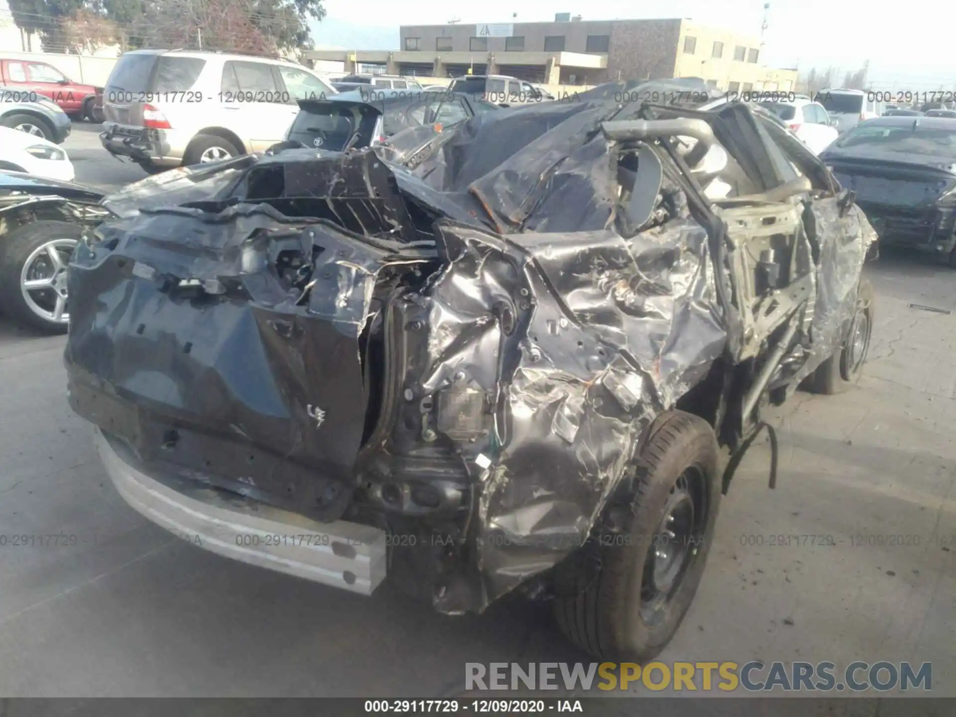 4 Photograph of a damaged car 2T3K1RFV0LW103450 TOYOTA RAV4 2020