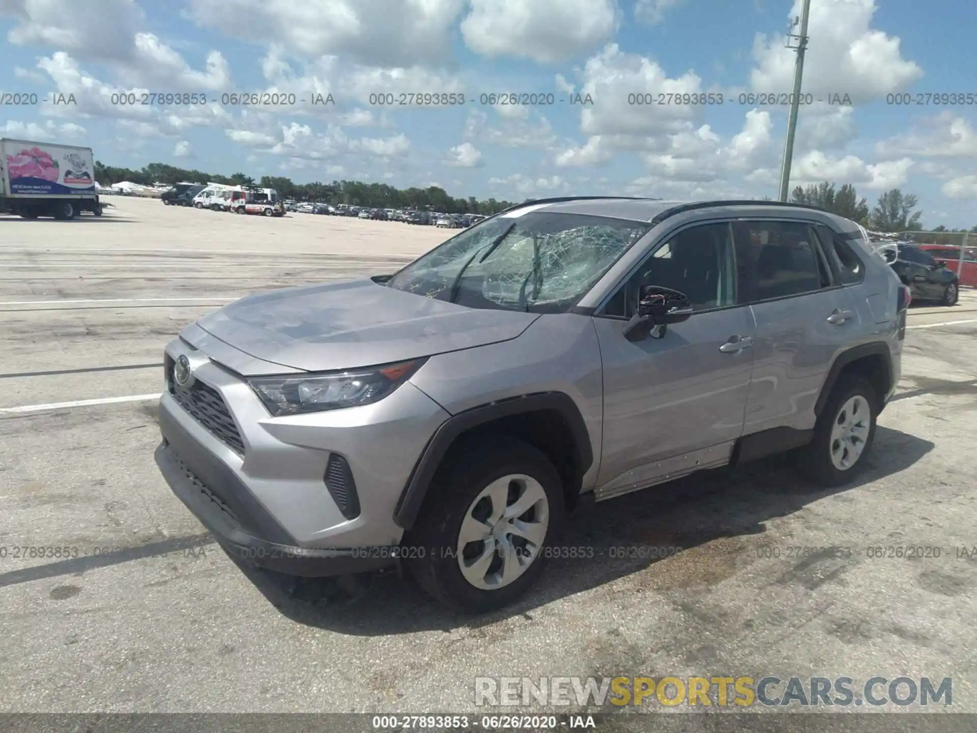 2 Photograph of a damaged car 2T3K1RFV1LC038948 TOYOTA RAV4 2020