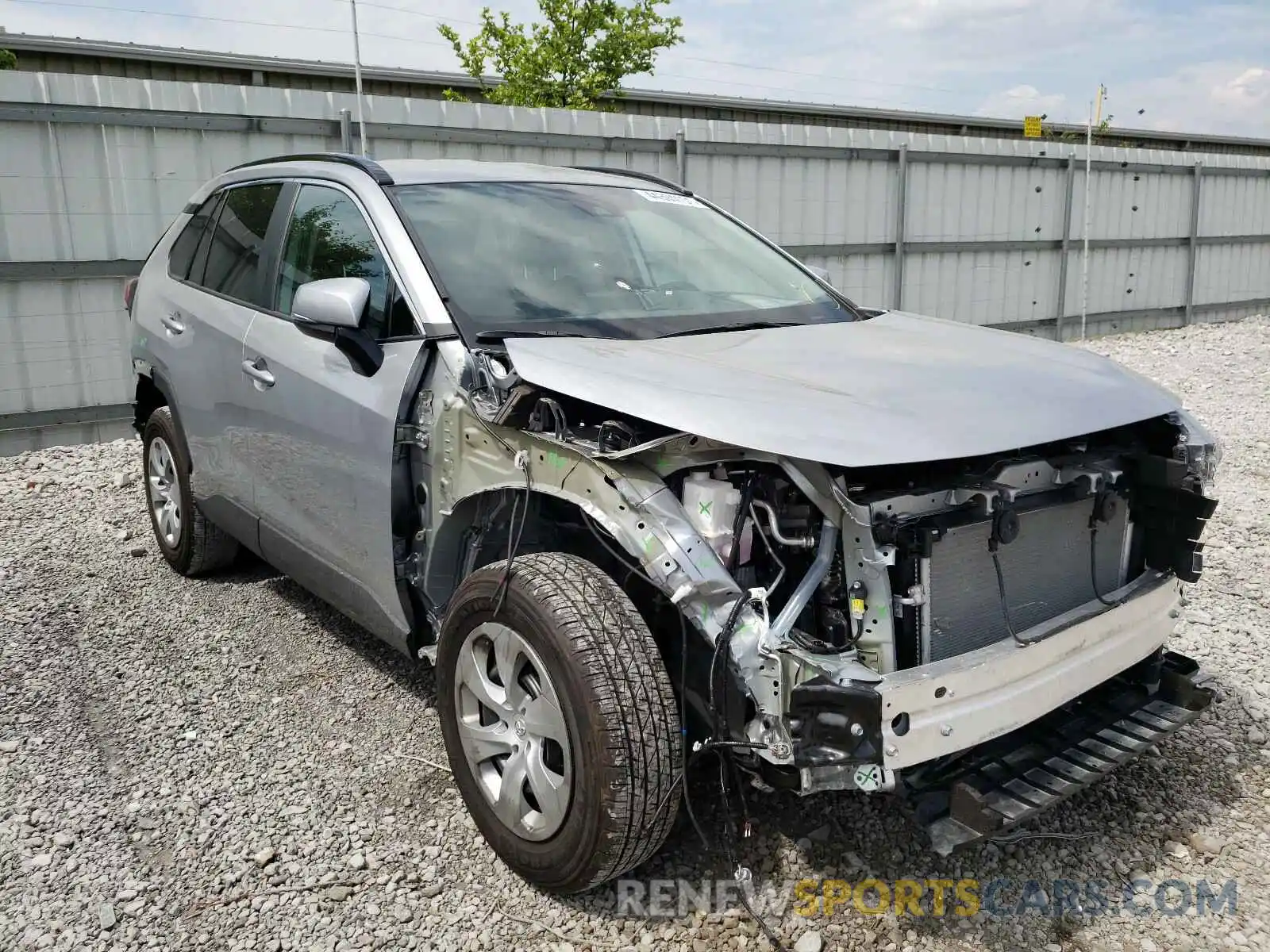 1 Photograph of a damaged car 2T3K1RFV1LC039243 TOYOTA RAV4 2020