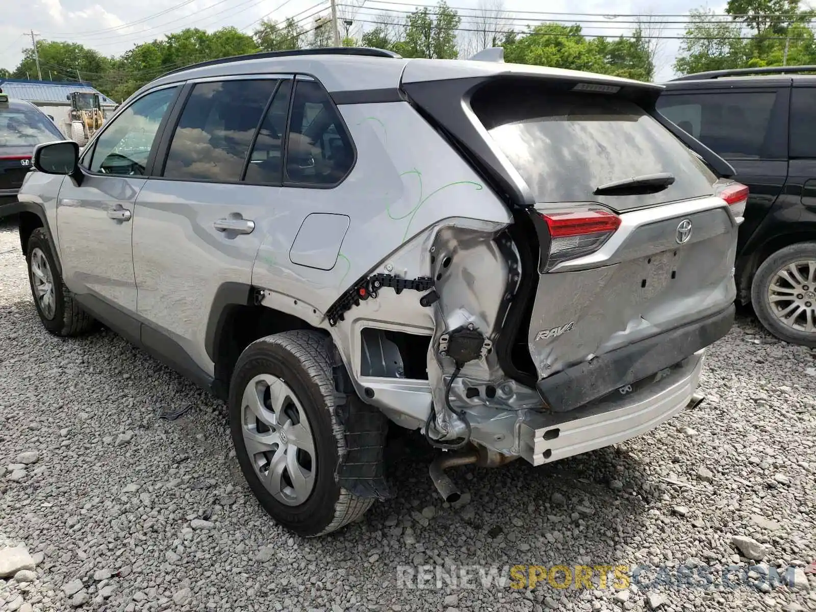 3 Photograph of a damaged car 2T3K1RFV1LC039243 TOYOTA RAV4 2020