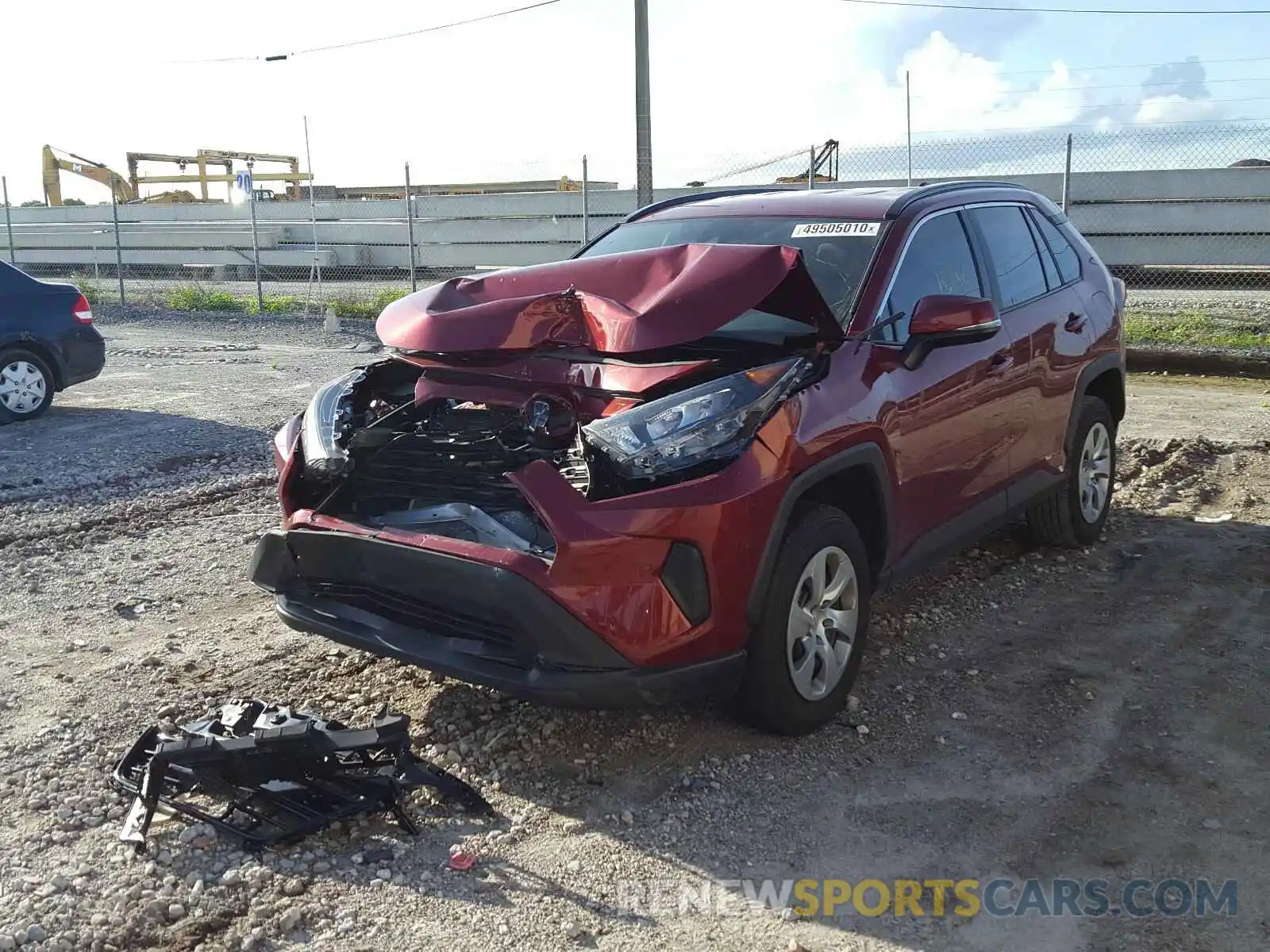 2 Photograph of a damaged car 2T3K1RFV1LC039260 TOYOTA RAV4 2020