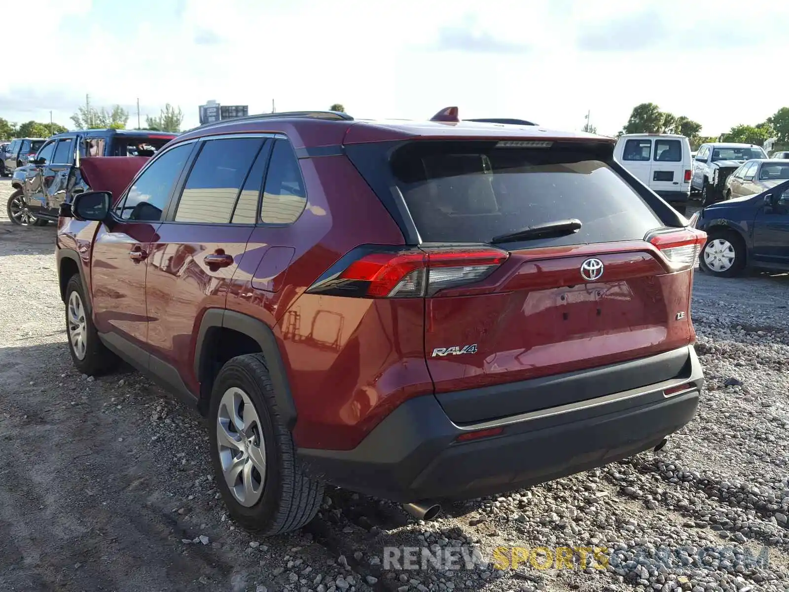 3 Photograph of a damaged car 2T3K1RFV1LC039260 TOYOTA RAV4 2020