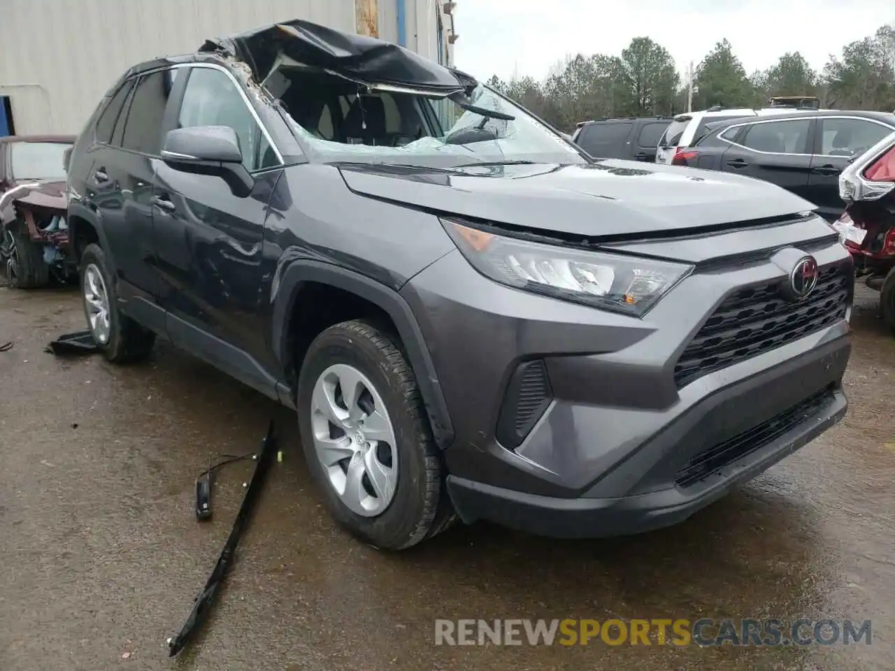 1 Photograph of a damaged car 2T3K1RFV1LC065650 TOYOTA RAV4 2020