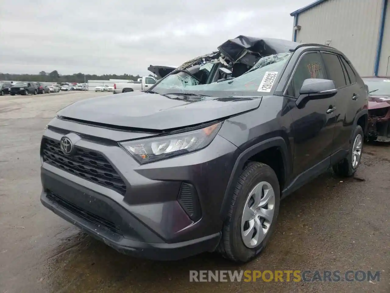 2 Photograph of a damaged car 2T3K1RFV1LC065650 TOYOTA RAV4 2020