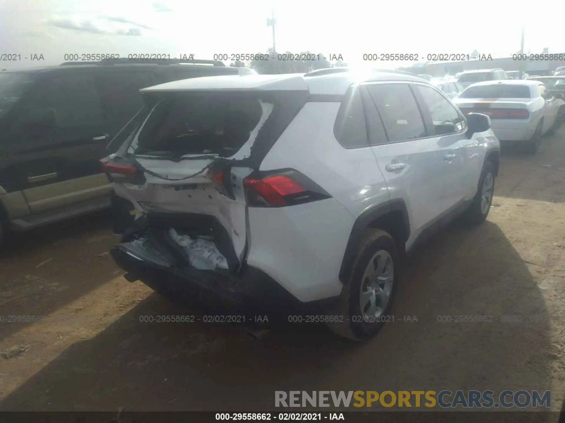 4 Photograph of a damaged car 2T3K1RFV1LC067205 TOYOTA RAV4 2020