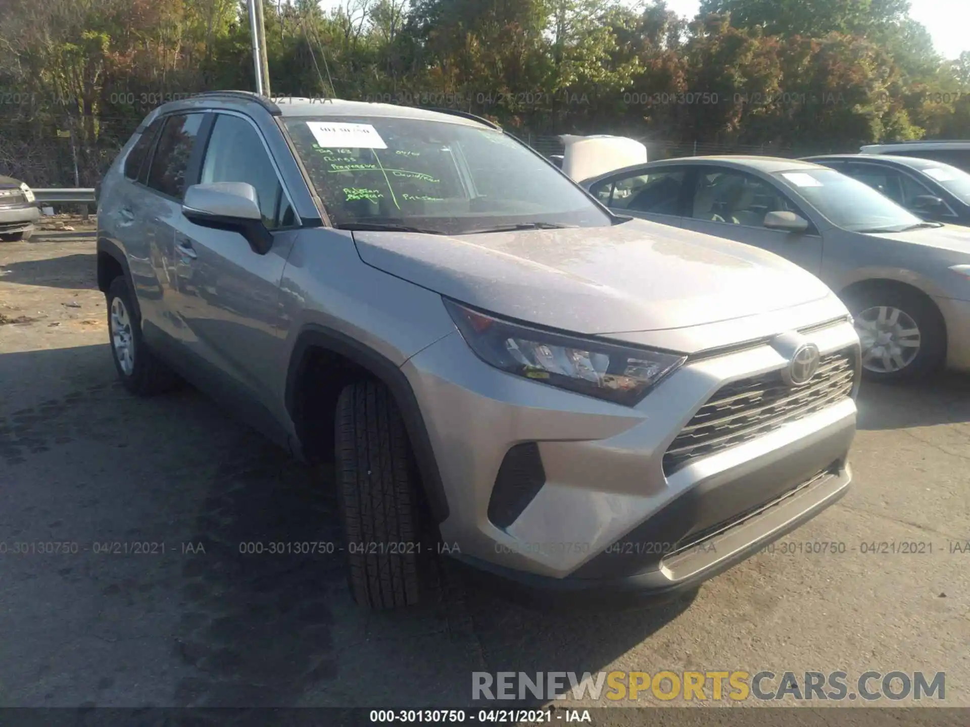 1 Photograph of a damaged car 2T3K1RFV1LC068015 TOYOTA RAV4 2020