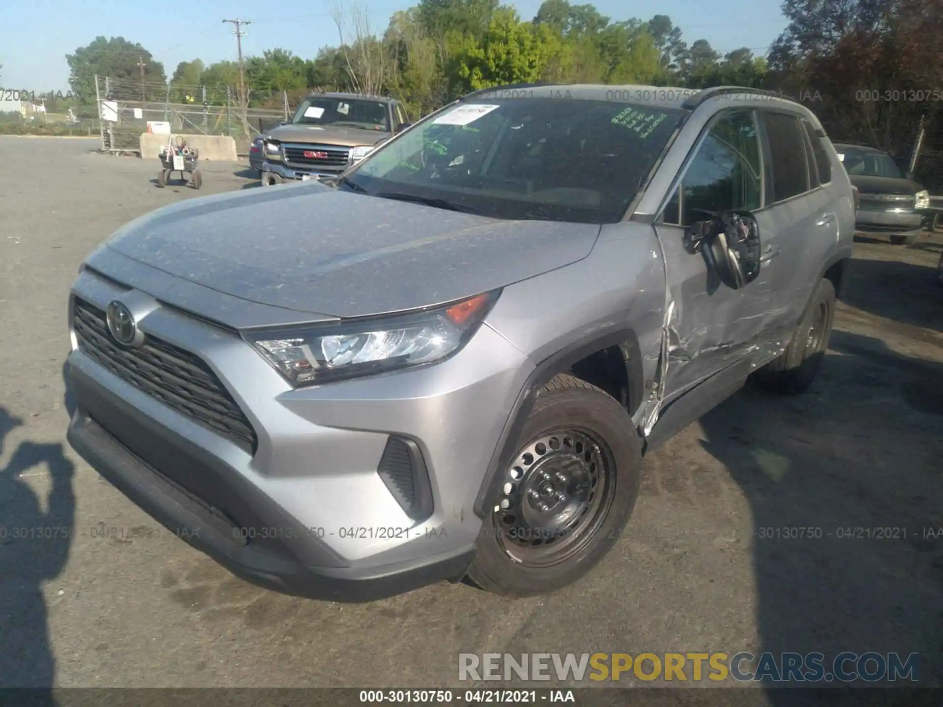 2 Photograph of a damaged car 2T3K1RFV1LC068015 TOYOTA RAV4 2020