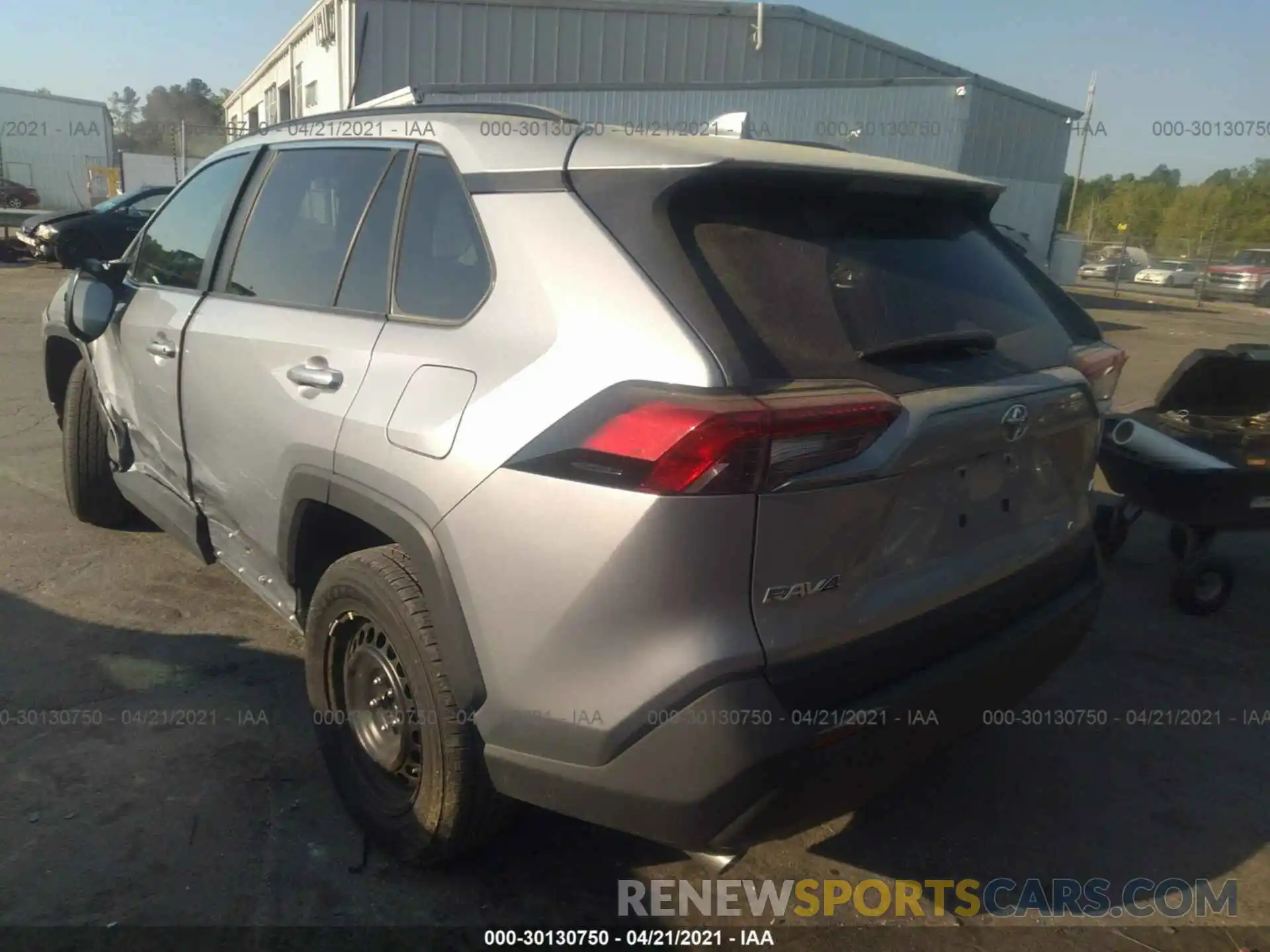 3 Photograph of a damaged car 2T3K1RFV1LC068015 TOYOTA RAV4 2020