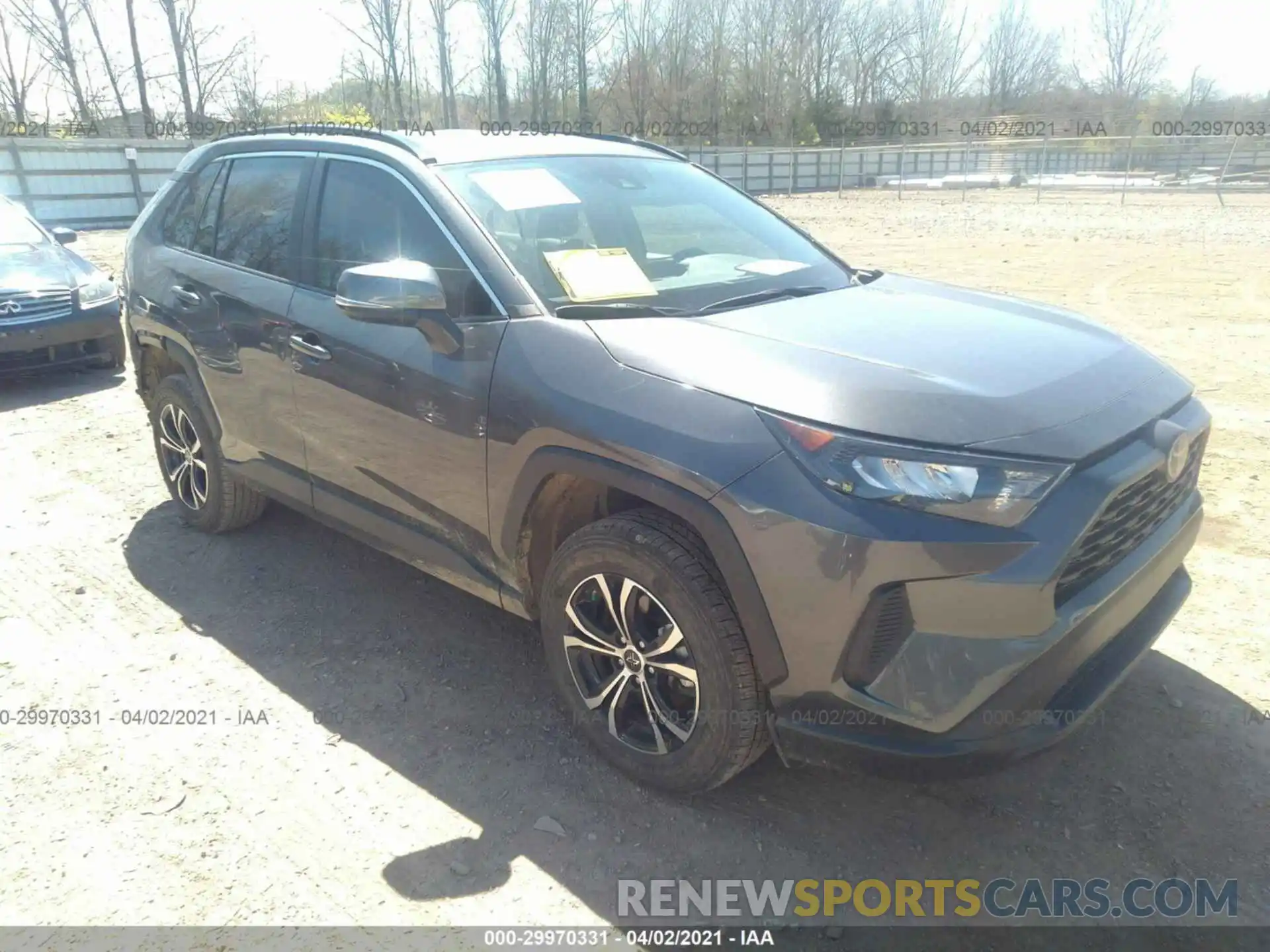 1 Photograph of a damaged car 2T3K1RFV1LC068662 TOYOTA RAV4 2020