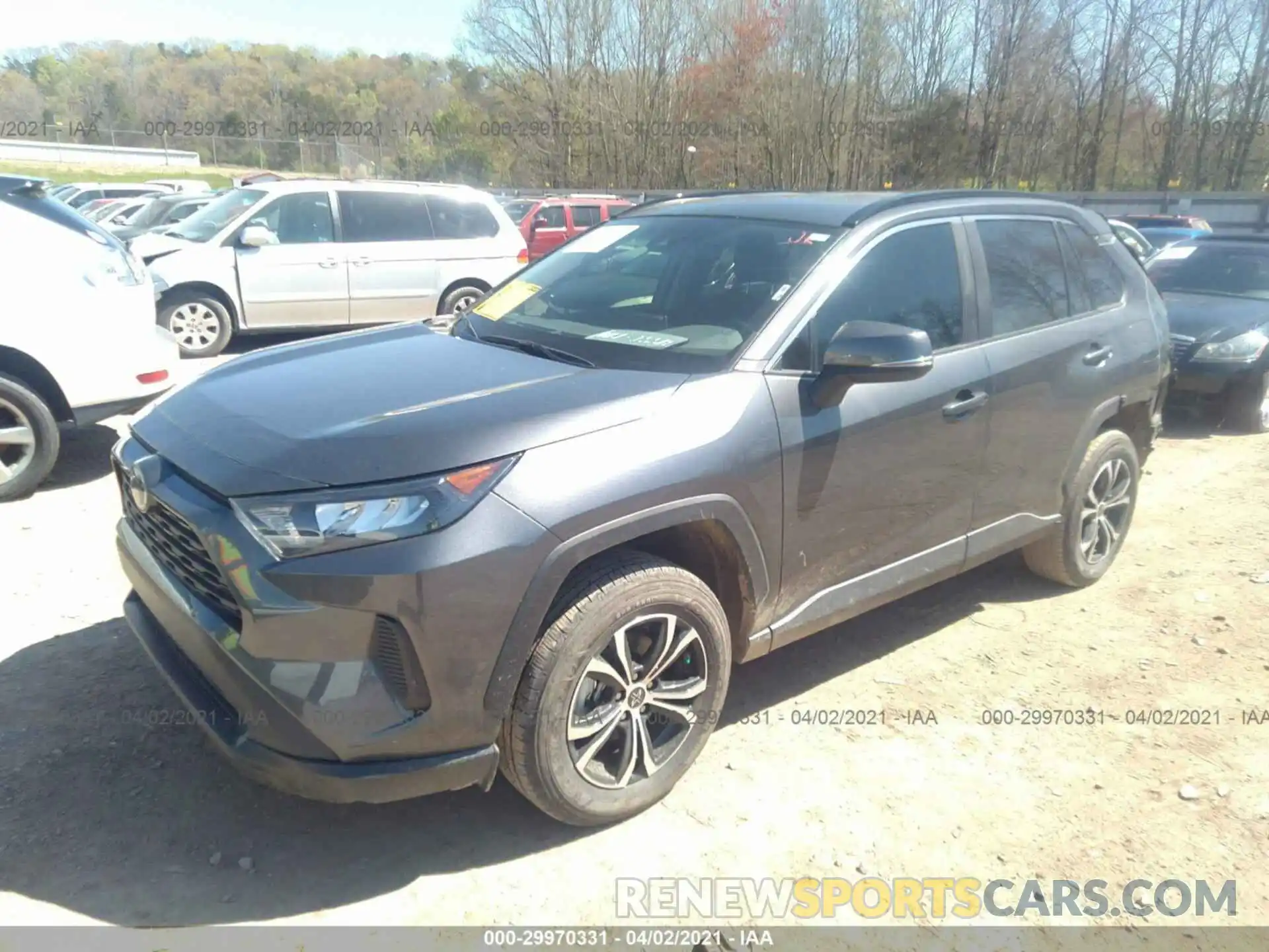 2 Photograph of a damaged car 2T3K1RFV1LC068662 TOYOTA RAV4 2020