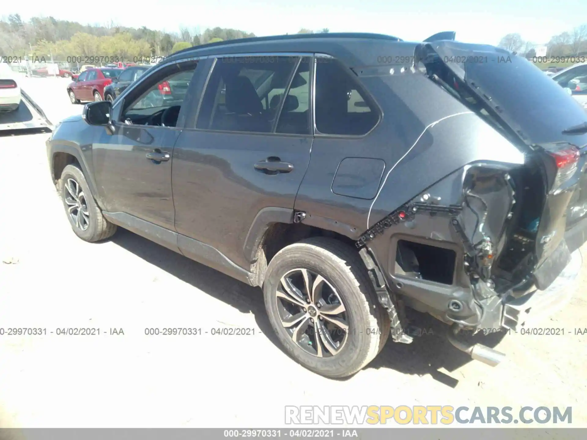 3 Photograph of a damaged car 2T3K1RFV1LC068662 TOYOTA RAV4 2020