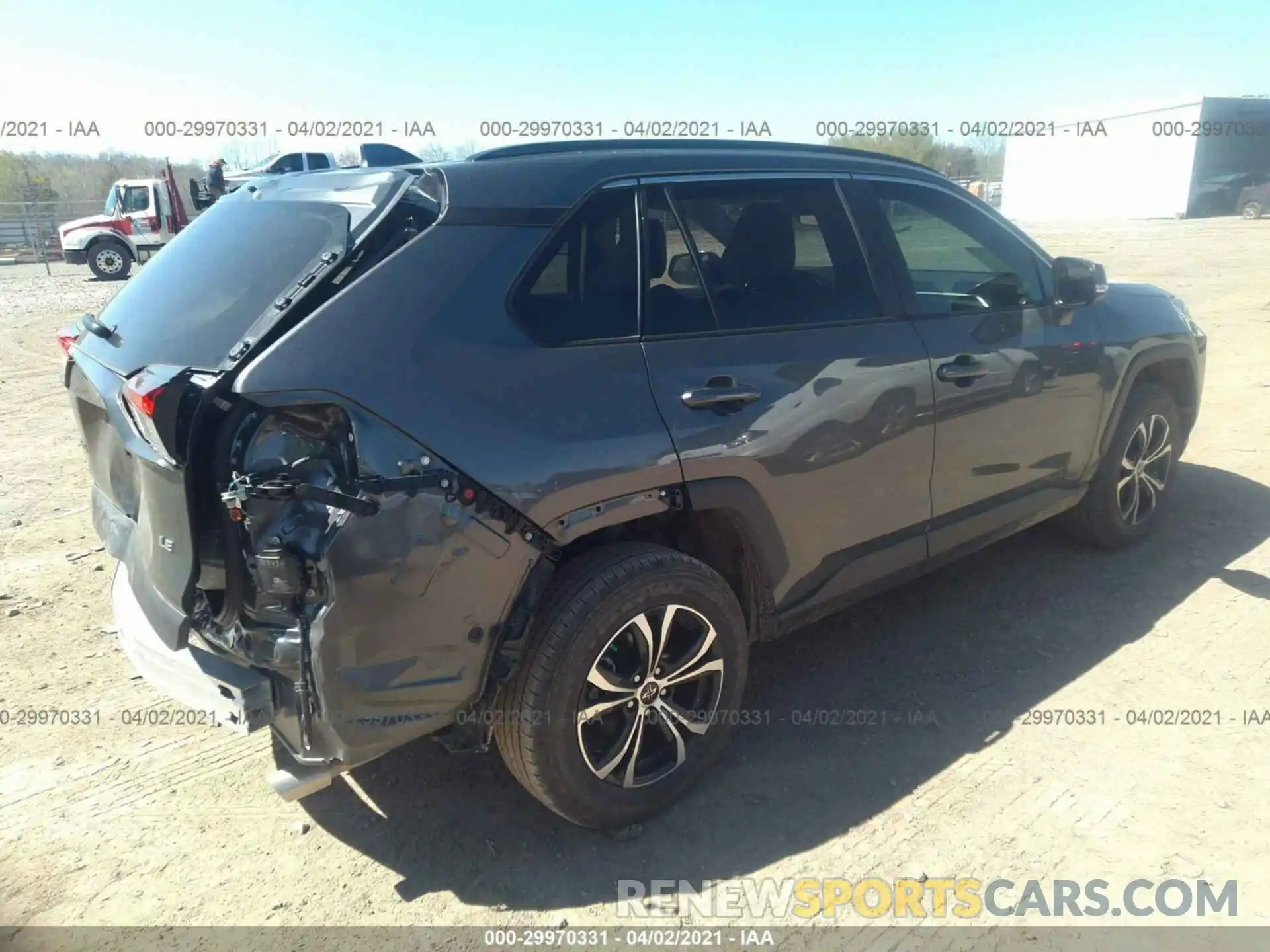 4 Photograph of a damaged car 2T3K1RFV1LC068662 TOYOTA RAV4 2020