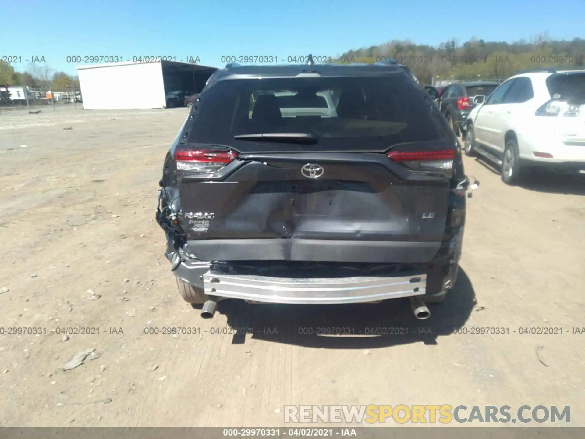 6 Photograph of a damaged car 2T3K1RFV1LC068662 TOYOTA RAV4 2020