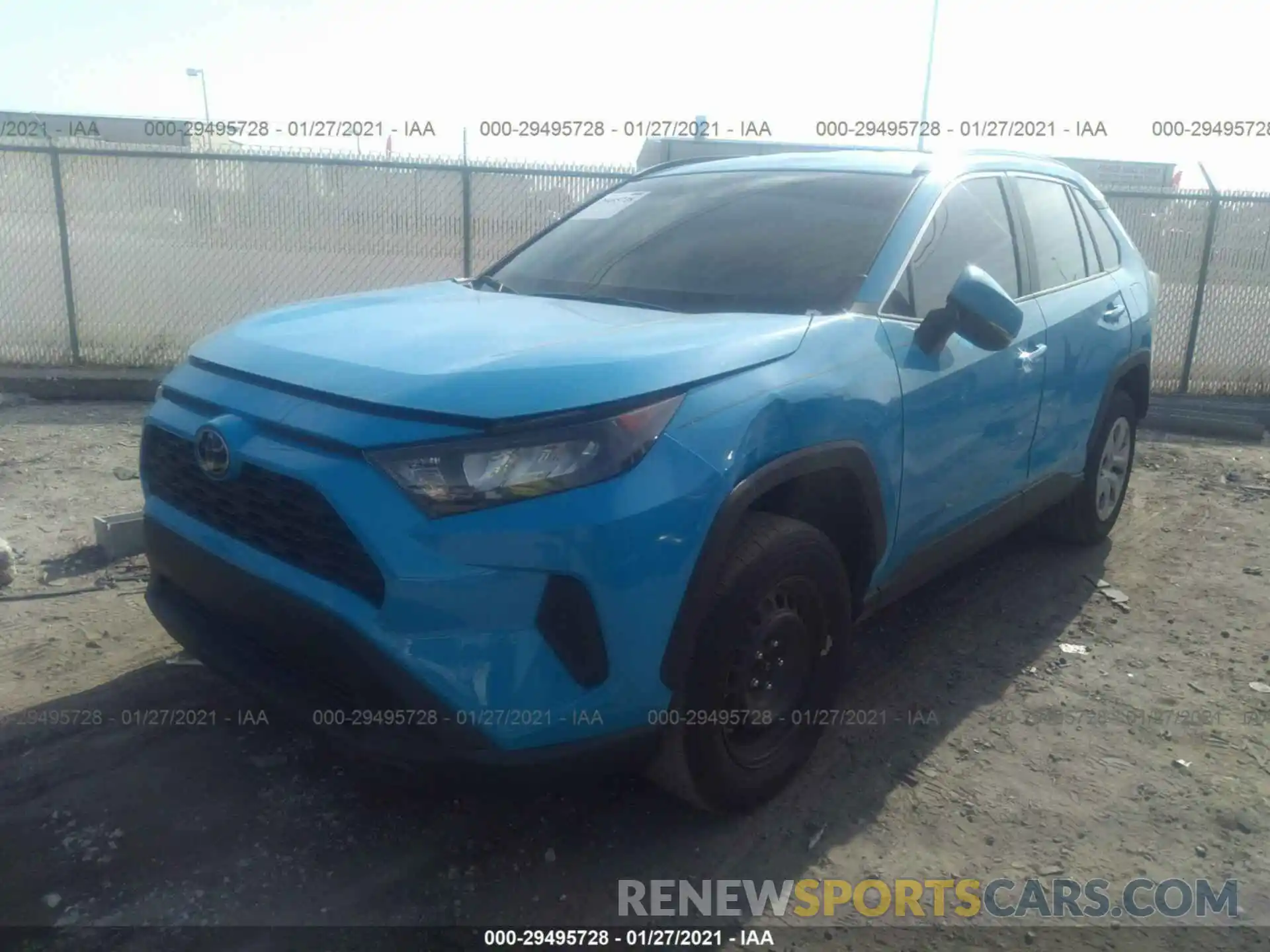 2 Photograph of a damaged car 2T3K1RFV1LC079967 TOYOTA RAV4 2020