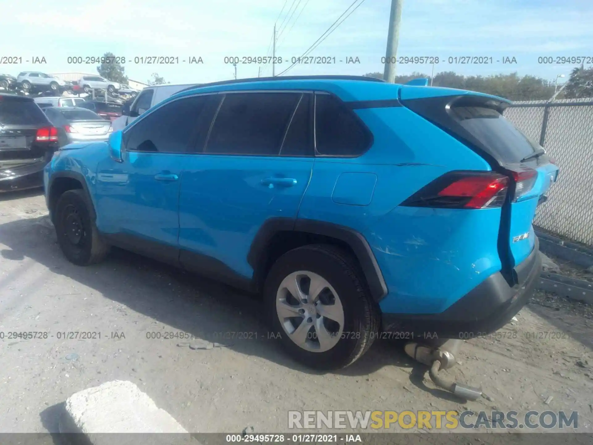 3 Photograph of a damaged car 2T3K1RFV1LC079967 TOYOTA RAV4 2020