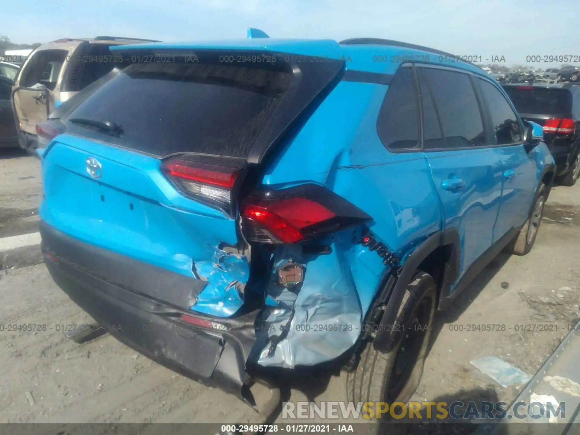 4 Photograph of a damaged car 2T3K1RFV1LC079967 TOYOTA RAV4 2020