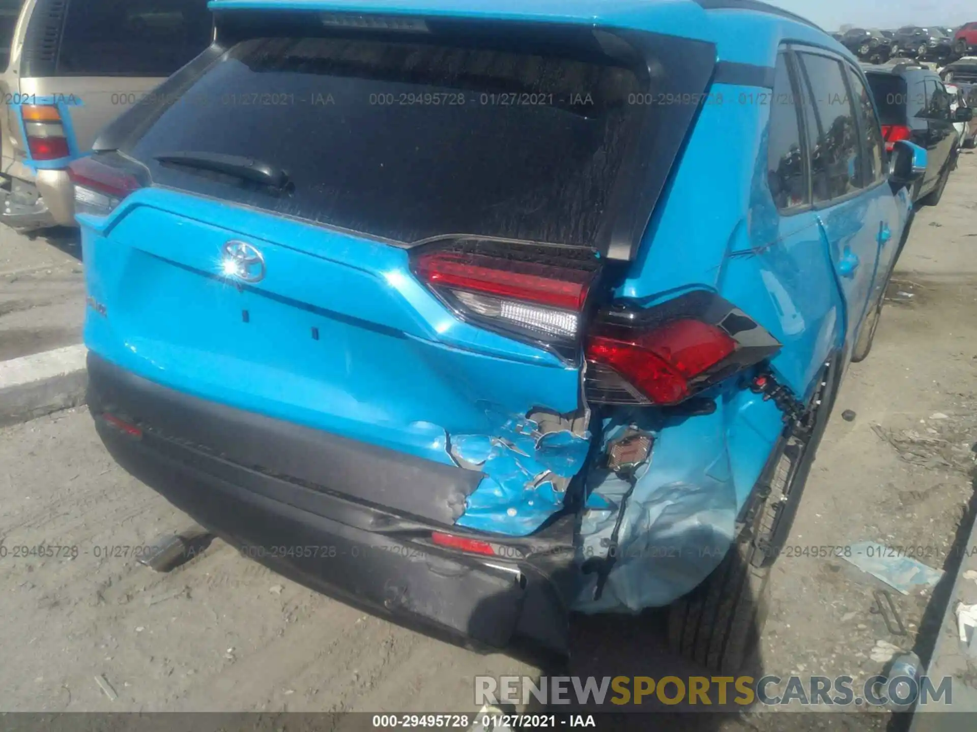 6 Photograph of a damaged car 2T3K1RFV1LC079967 TOYOTA RAV4 2020