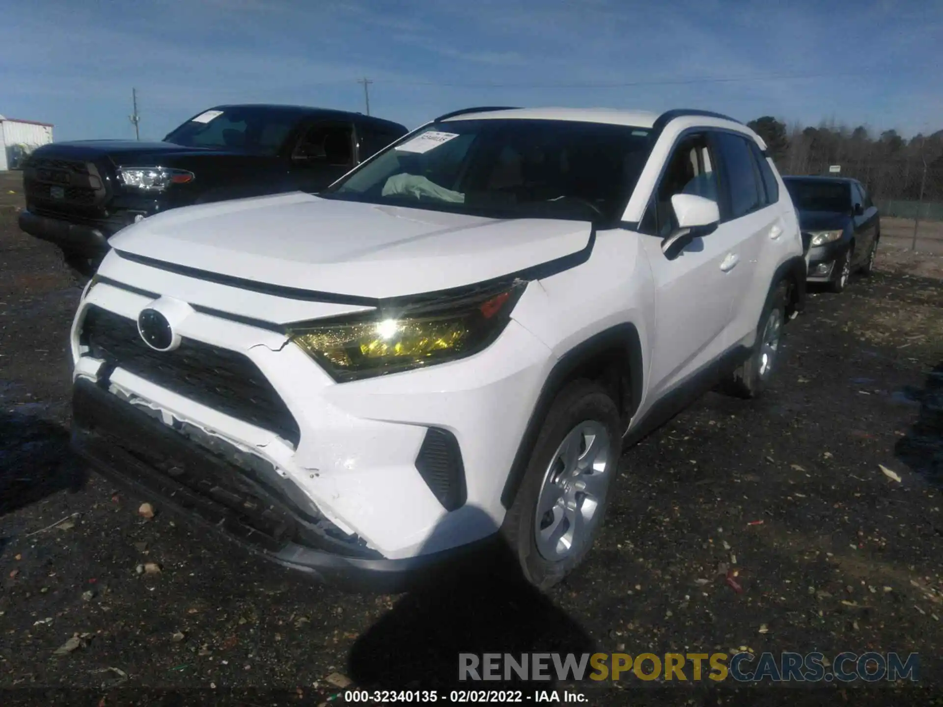 2 Photograph of a damaged car 2T3K1RFV1LW061273 TOYOTA RAV4 2020