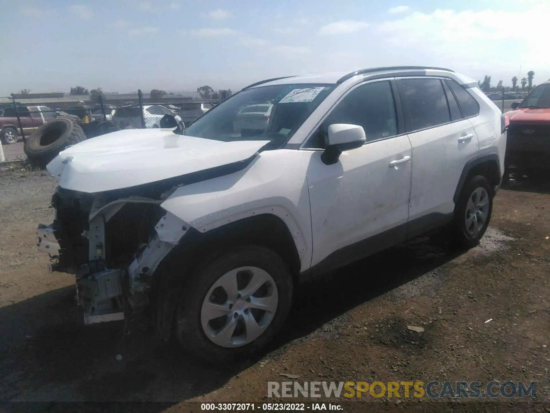 2 Photograph of a damaged car 2T3K1RFV1LW065095 TOYOTA RAV4 2020