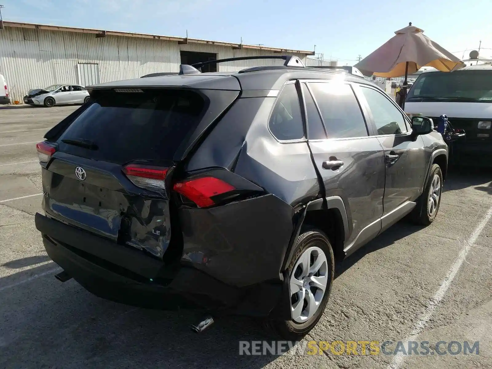 4 Photograph of a damaged car 2T3K1RFV1LW071799 TOYOTA RAV4 2020