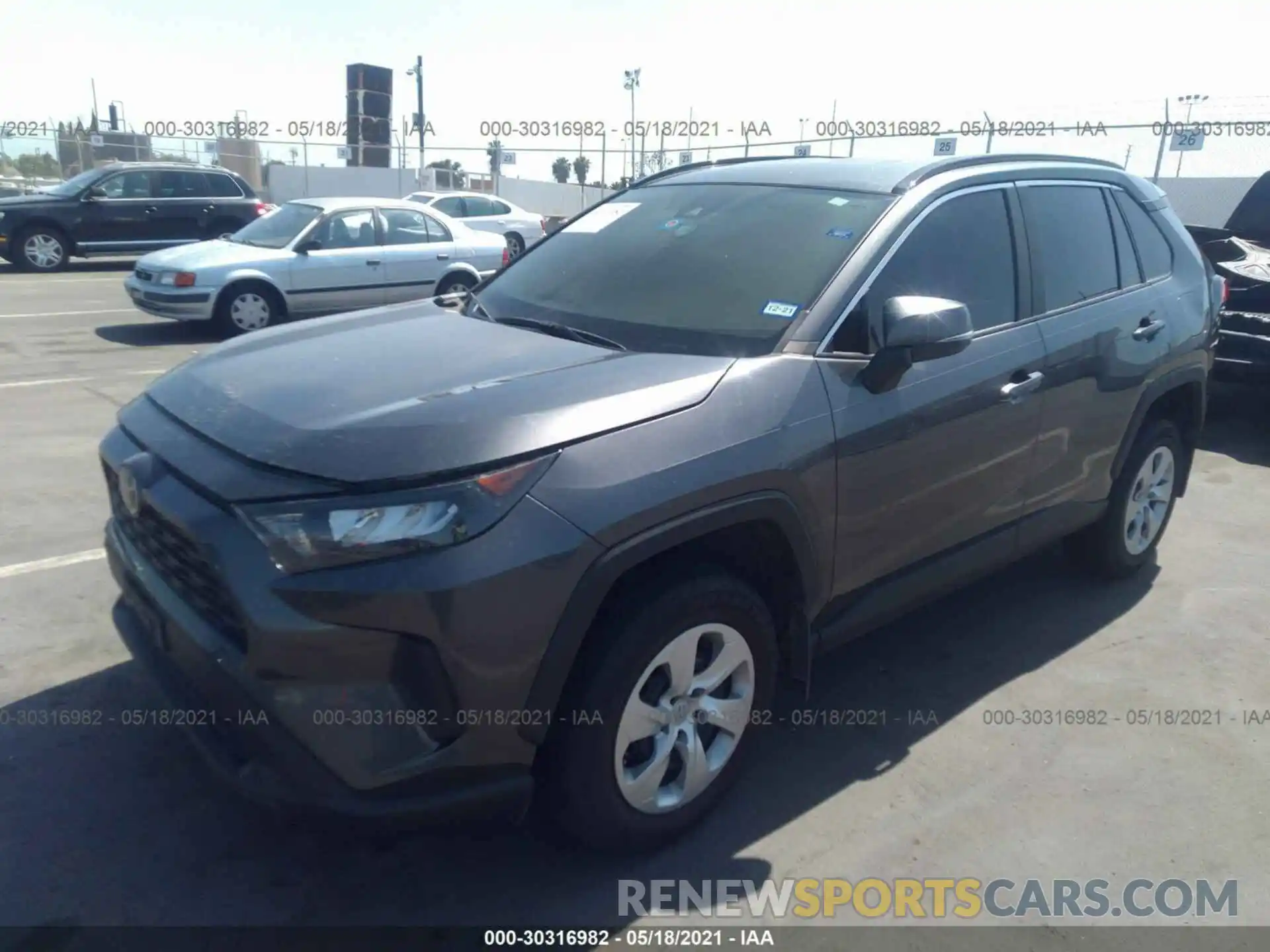 2 Photograph of a damaged car 2T3K1RFV2LC033838 TOYOTA RAV4 2020