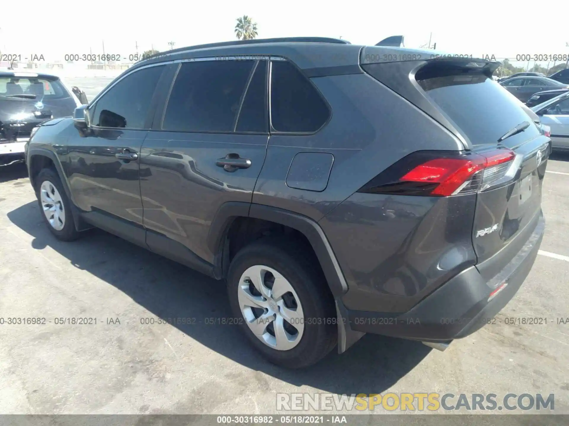 3 Photograph of a damaged car 2T3K1RFV2LC033838 TOYOTA RAV4 2020