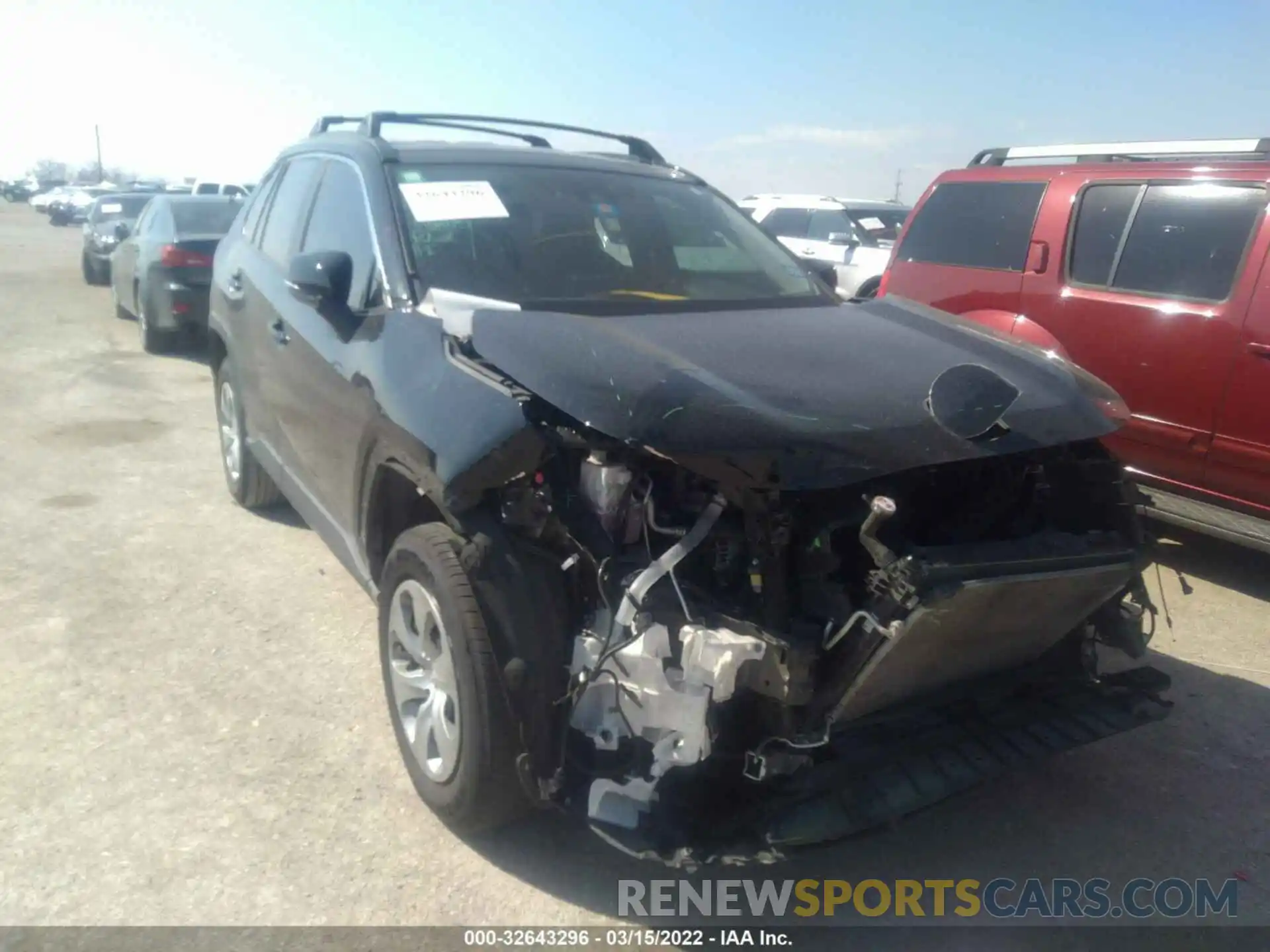 1 Photograph of a damaged car 2T3K1RFV2LC039221 TOYOTA RAV4 2020