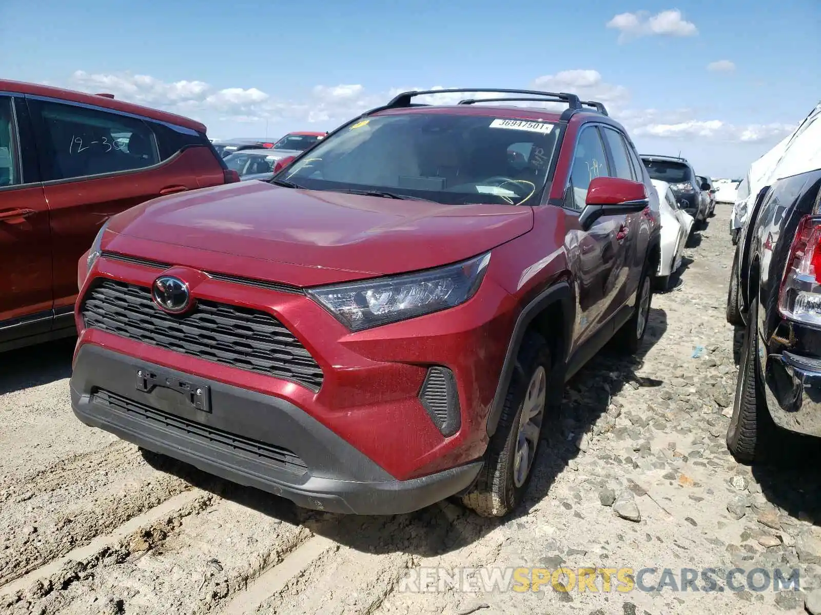 2 Photograph of a damaged car 2T3K1RFV2LW064294 TOYOTA RAV4 2020