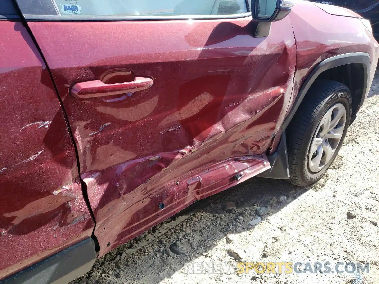 9 Photograph of a damaged car 2T3K1RFV2LW064294 TOYOTA RAV4 2020