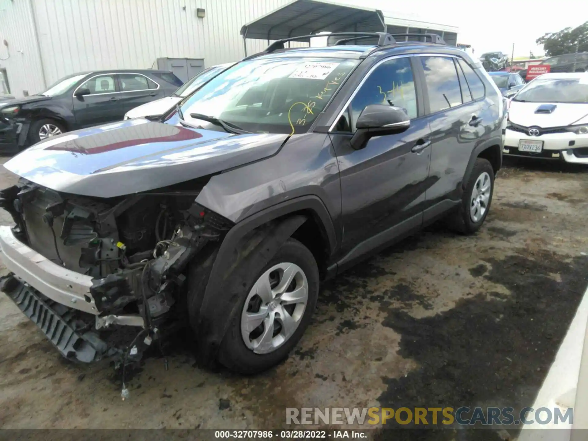 2 Photograph of a damaged car 2T3K1RFV2LW071813 TOYOTA RAV4 2020