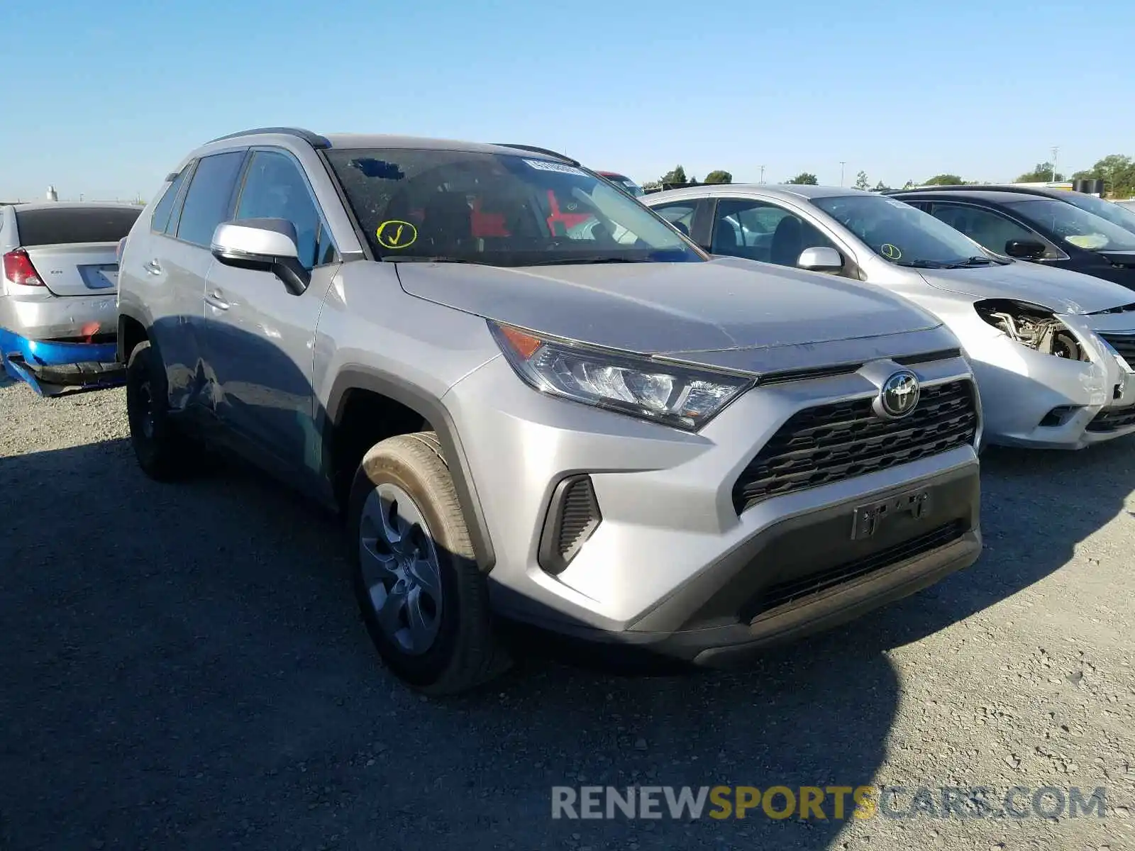 1 Photograph of a damaged car 2T3K1RFV3LC035789 TOYOTA RAV4 2020