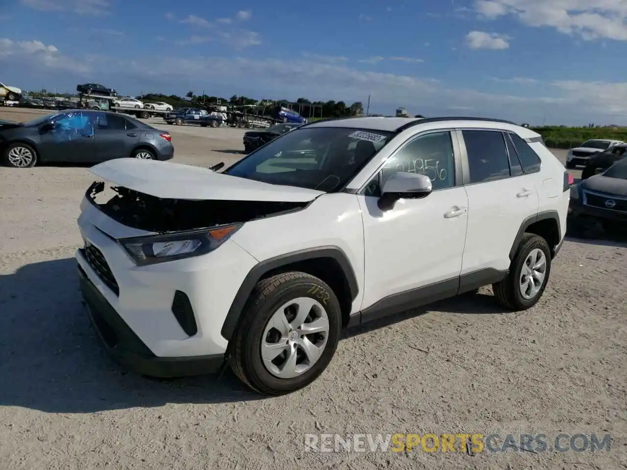 2 Photograph of a damaged car 2T3K1RFV3LC068954 TOYOTA RAV4 2020