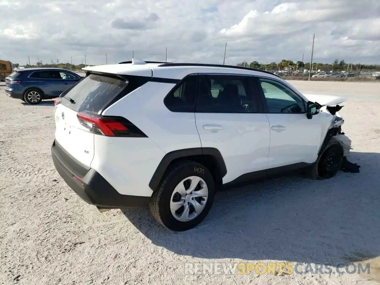 4 Photograph of a damaged car 2T3K1RFV3LC068954 TOYOTA RAV4 2020