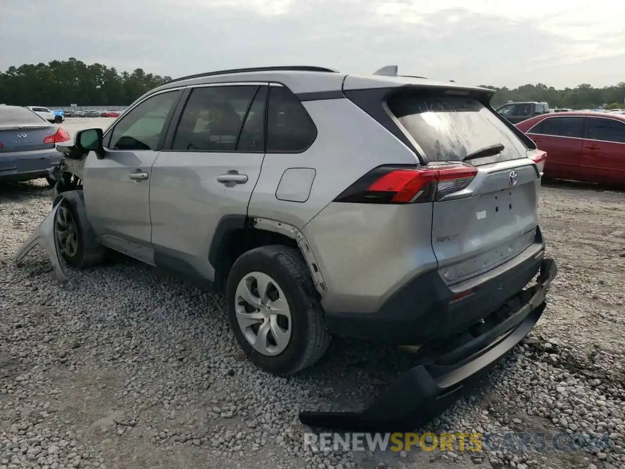 3 Photograph of a damaged car 2T3K1RFV3LW059444 TOYOTA RAV4 2020