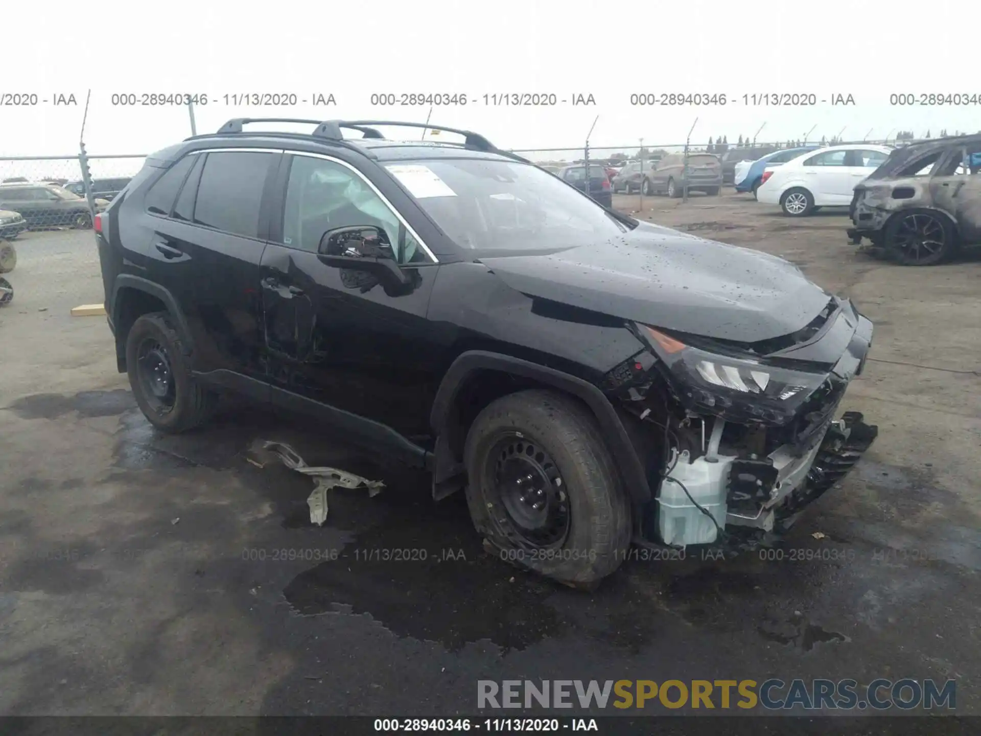 1 Photograph of a damaged car 2T3K1RFV3LW061100 TOYOTA RAV4 2020