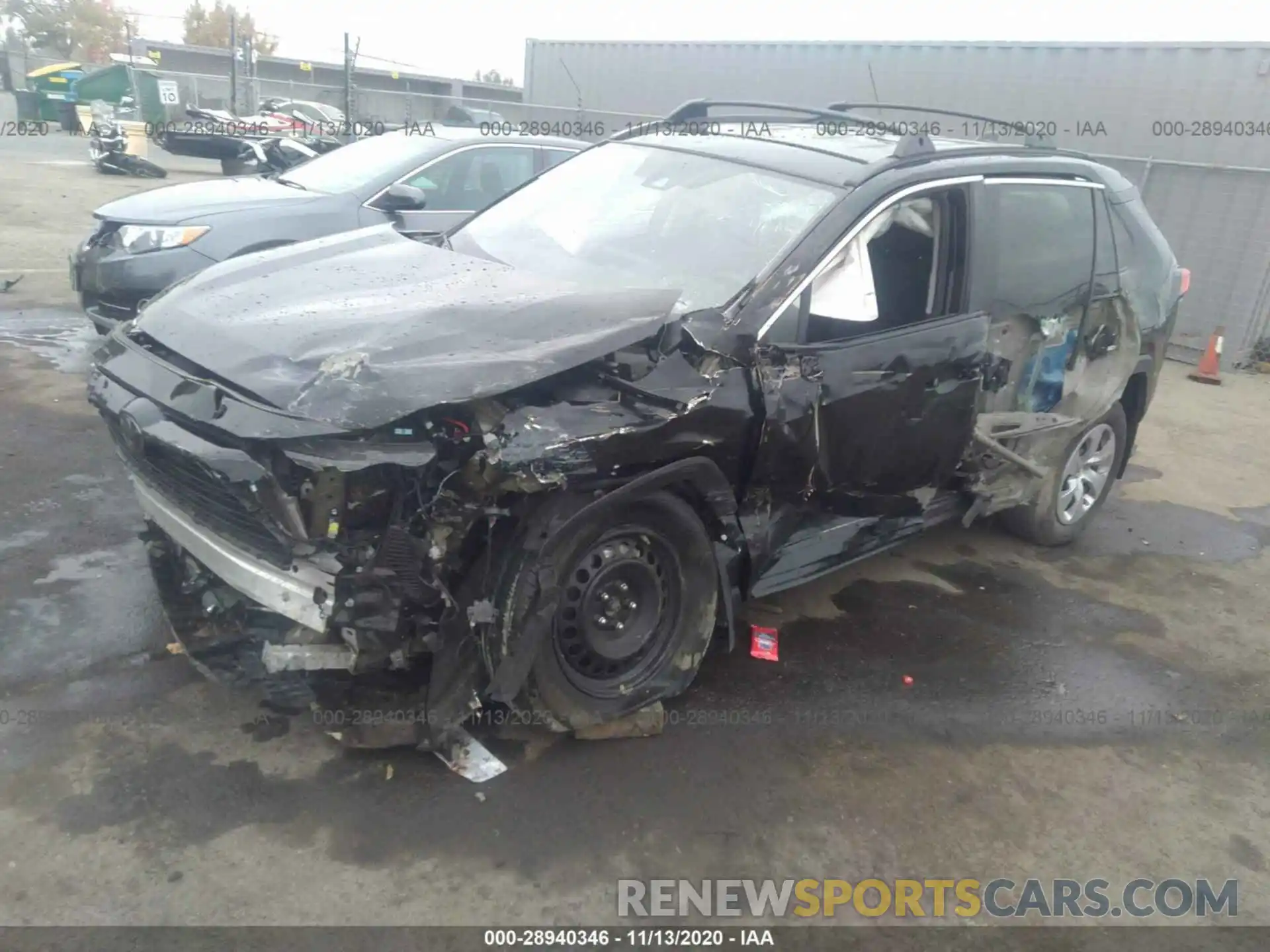 2 Photograph of a damaged car 2T3K1RFV3LW061100 TOYOTA RAV4 2020