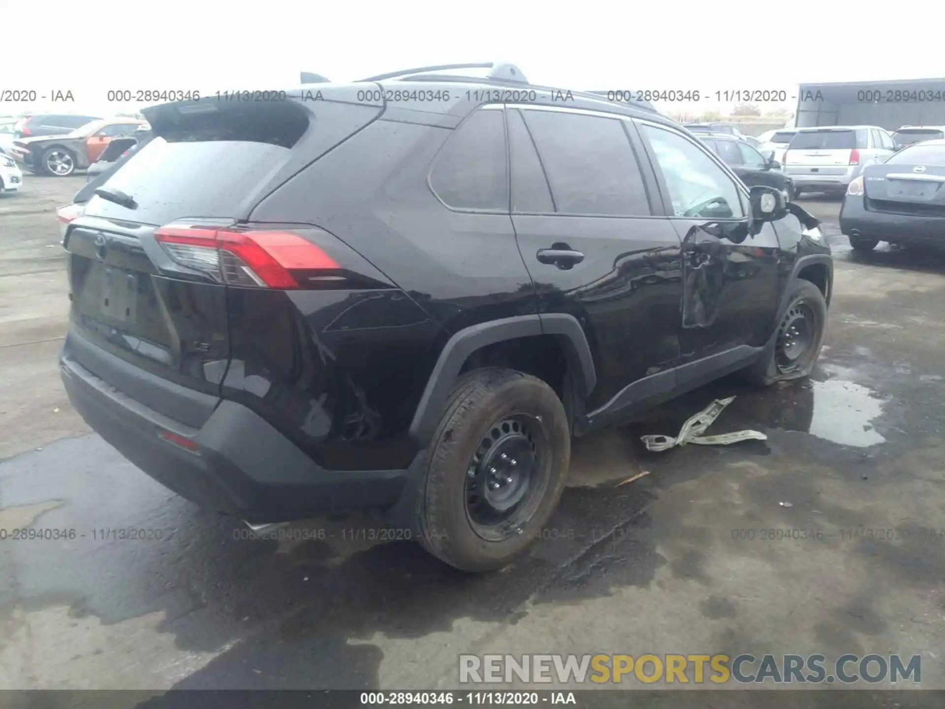 4 Фотография поврежденного автомобиля 2T3K1RFV3LW061100 TOYOTA RAV4 2020