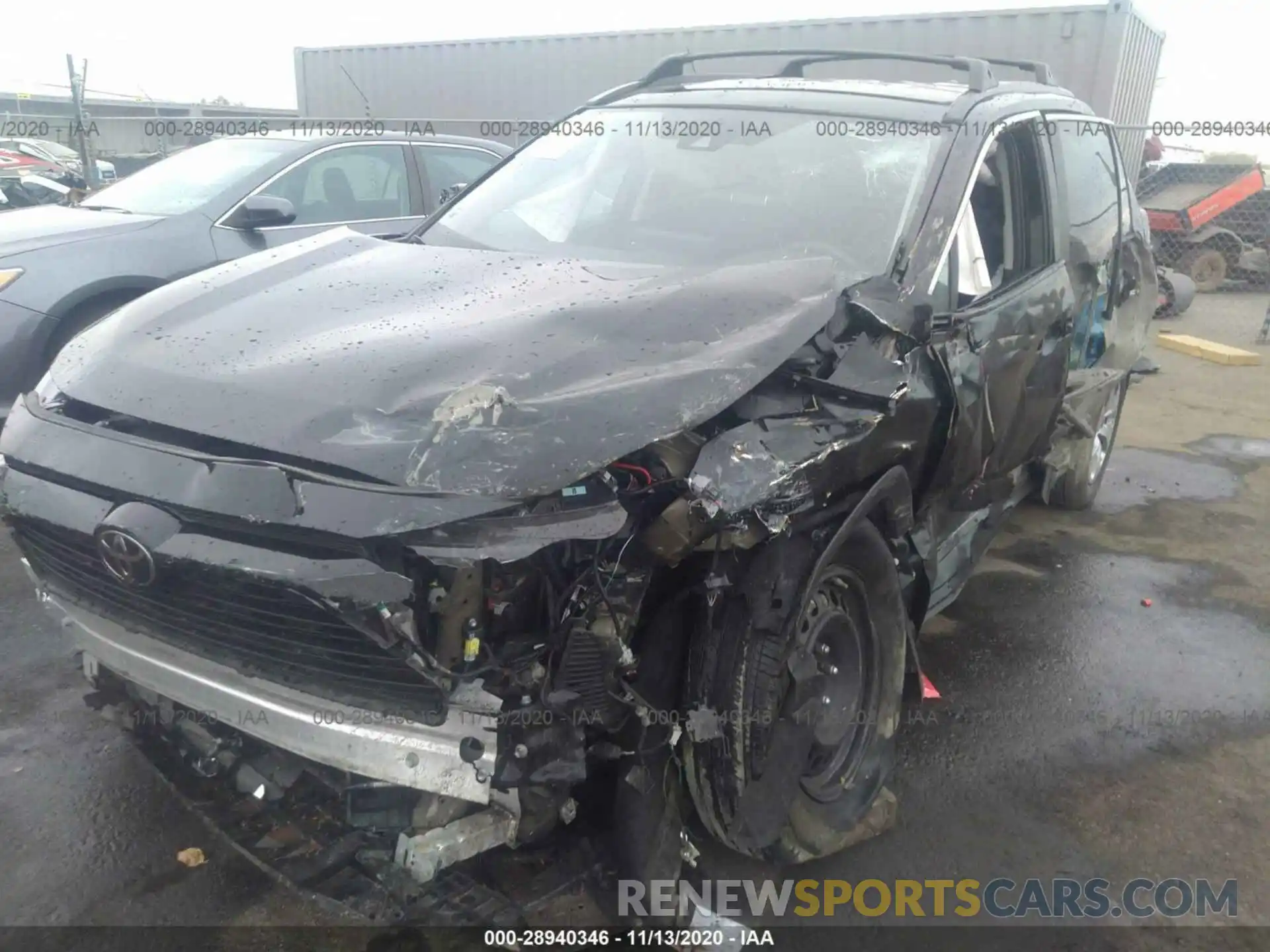 6 Photograph of a damaged car 2T3K1RFV3LW061100 TOYOTA RAV4 2020