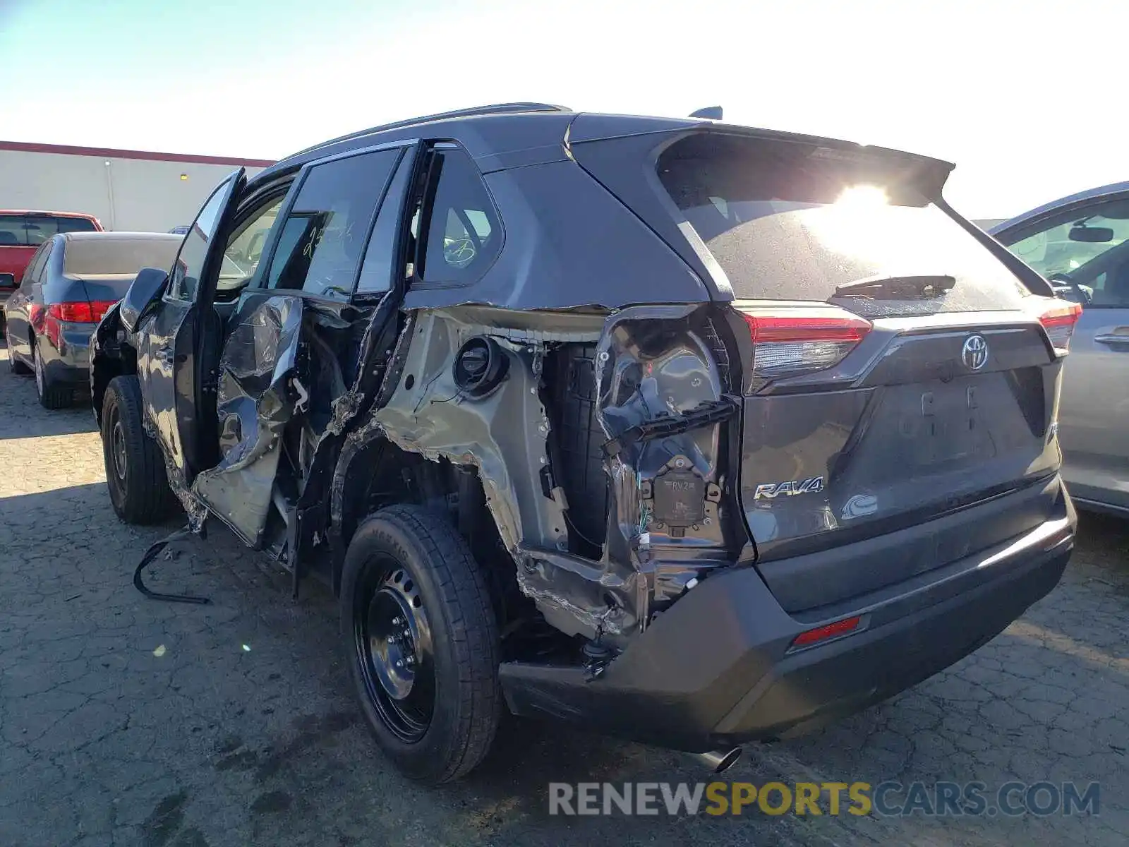 3 Photograph of a damaged car 2T3K1RFV3LW066295 TOYOTA RAV4 2020