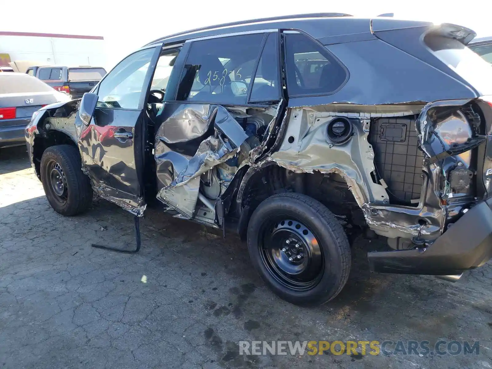 9 Photograph of a damaged car 2T3K1RFV3LW066295 TOYOTA RAV4 2020