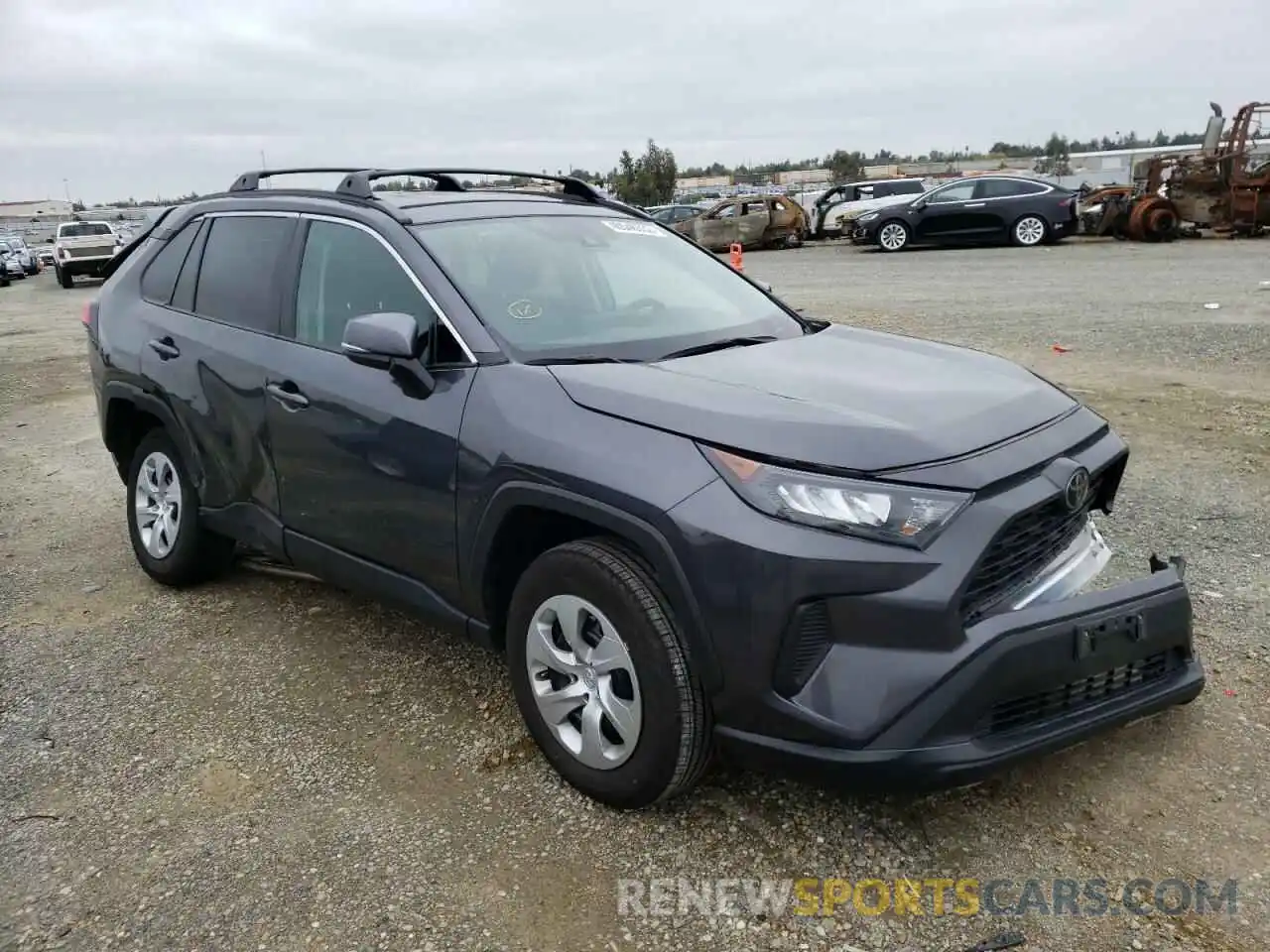 1 Photograph of a damaged car 2T3K1RFV3LW078883 TOYOTA RAV4 2020