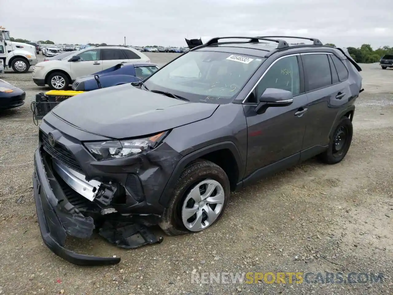 2 Photograph of a damaged car 2T3K1RFV3LW078883 TOYOTA RAV4 2020