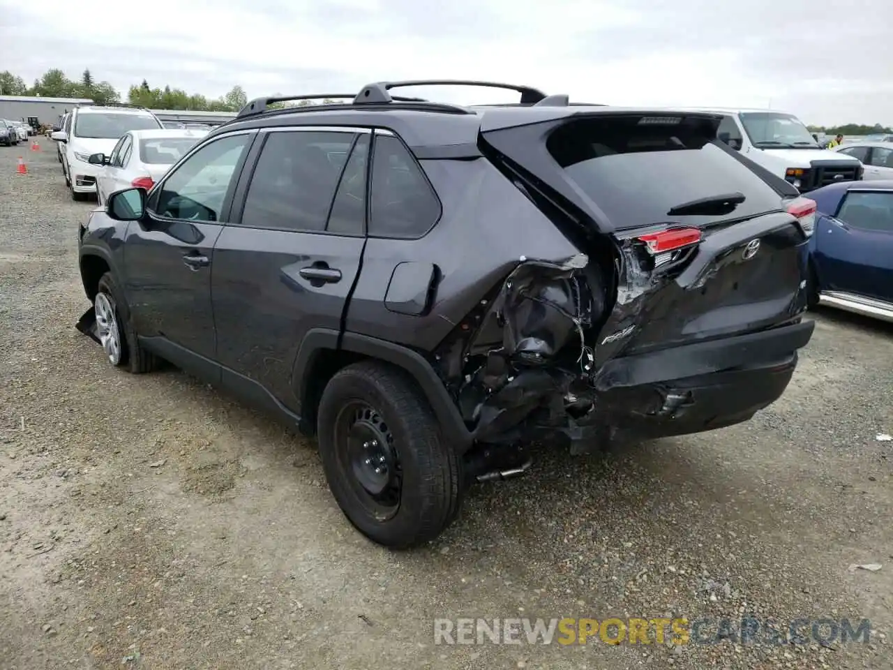 3 Photograph of a damaged car 2T3K1RFV3LW078883 TOYOTA RAV4 2020